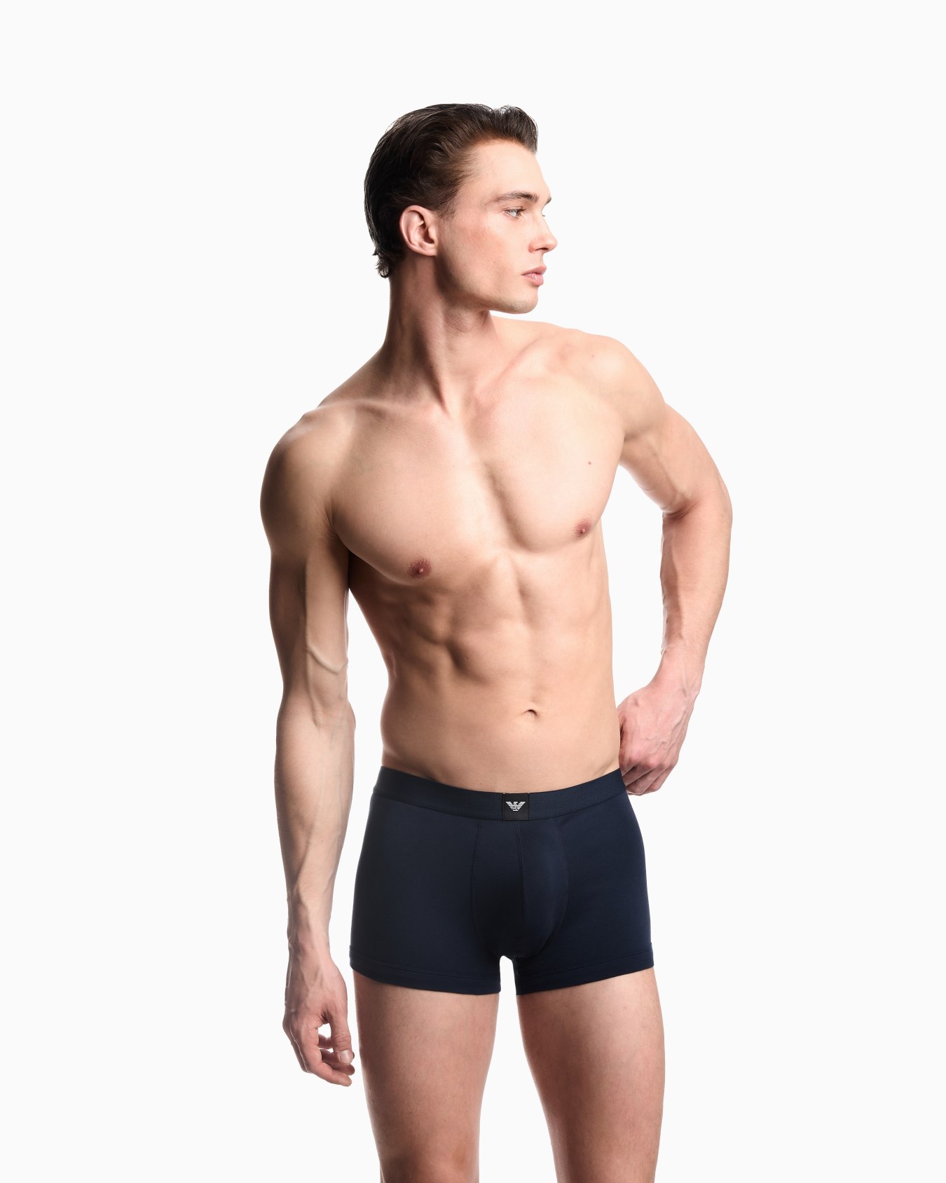 Three-pack of Essential logolabel jersey boxer briefs Slide 1
