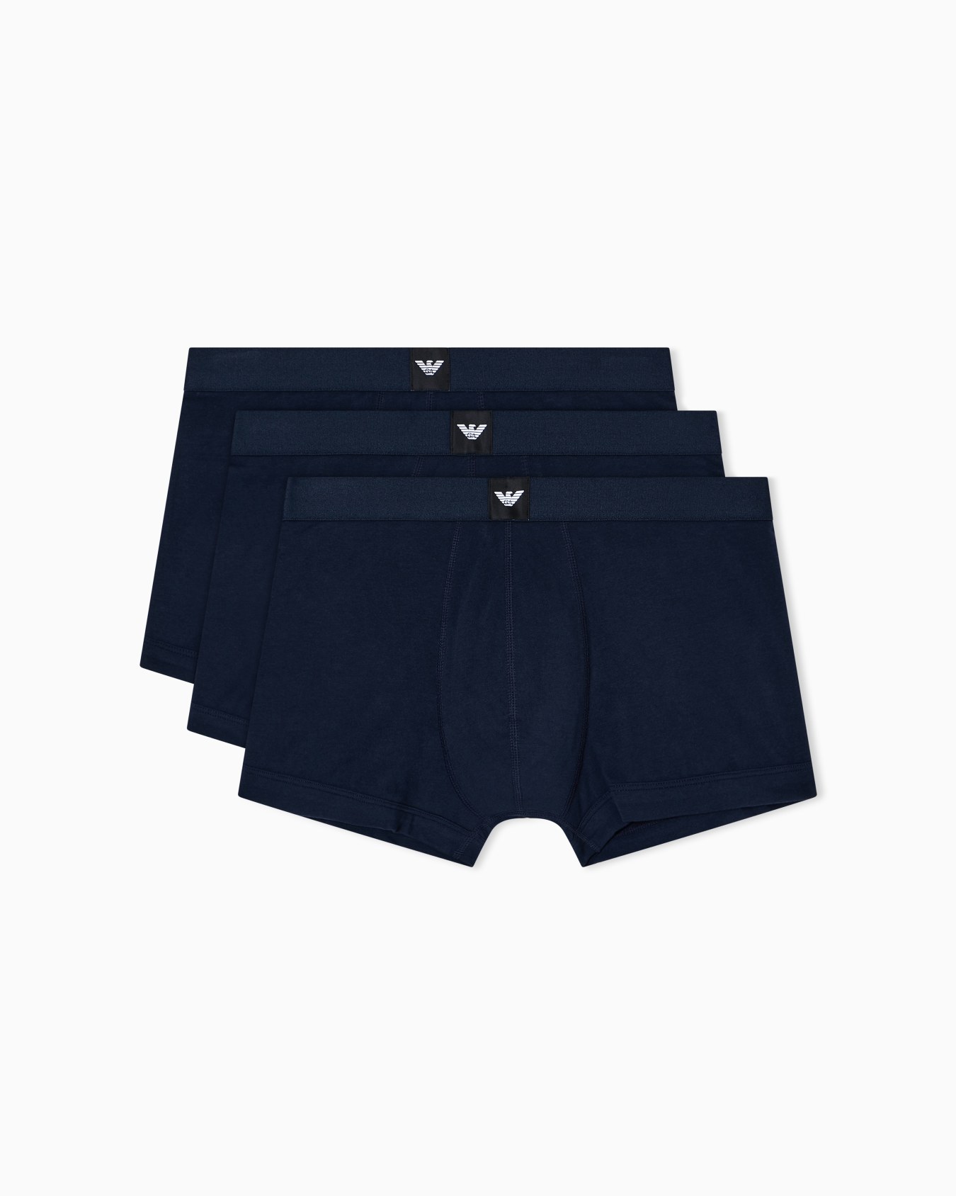 Three-pack of Essential logolabel jersey boxer briefs Slide 0