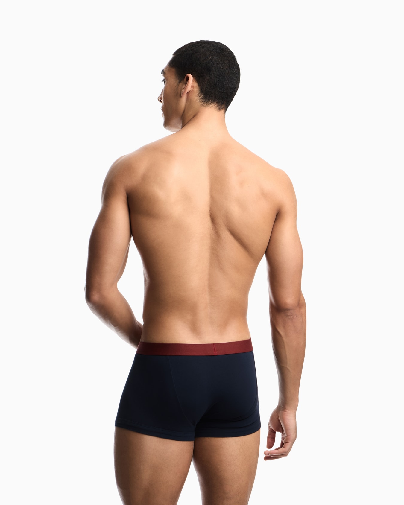 3-pack cotton jersey trunks with essential logo label Slide 2