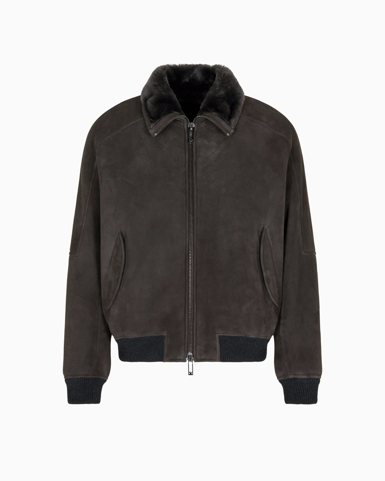 ASV loose-fit lamb suede shearling blouson Slide 0