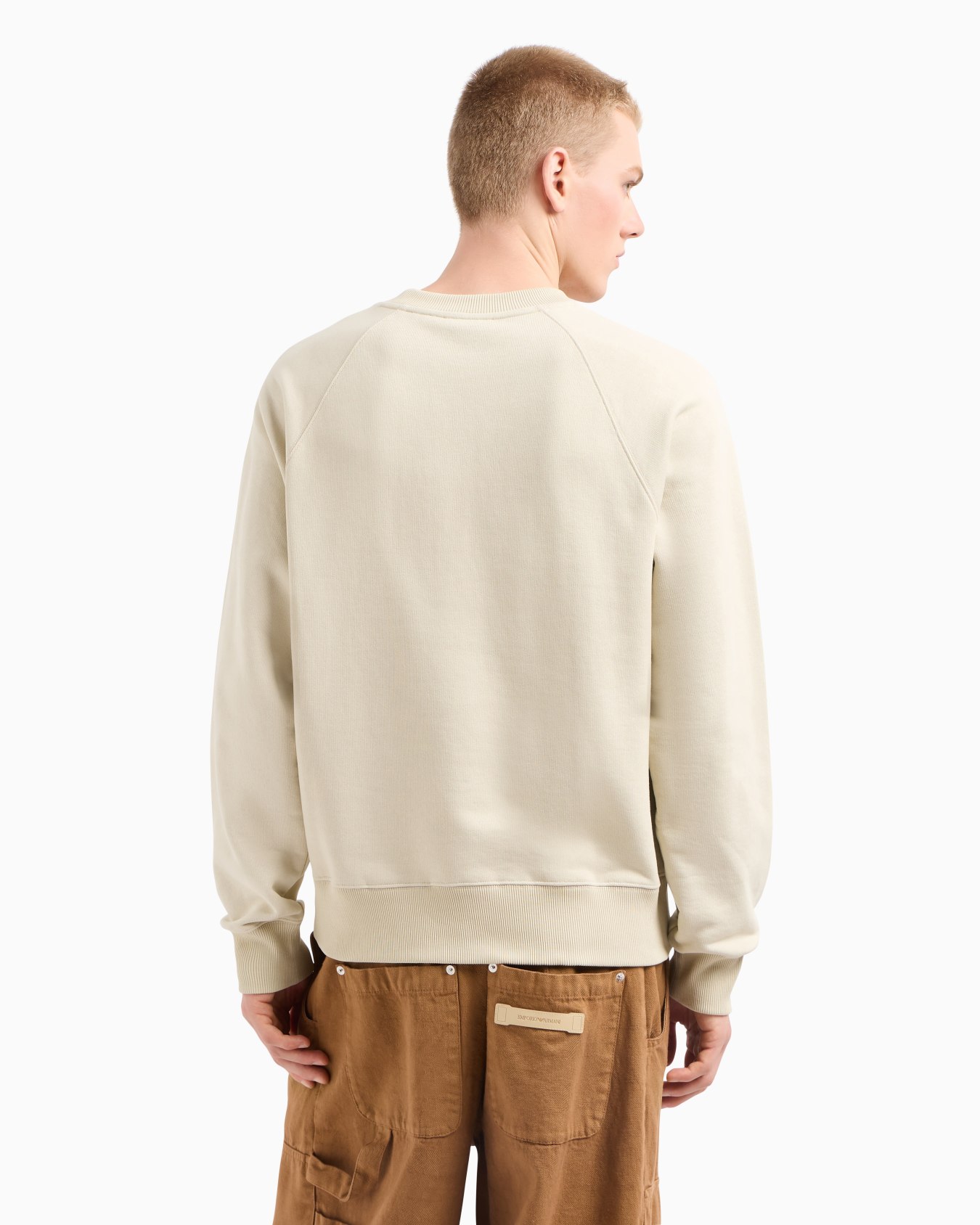 Felpa in jersey con logo e ricamo fiore ASV Slide 2