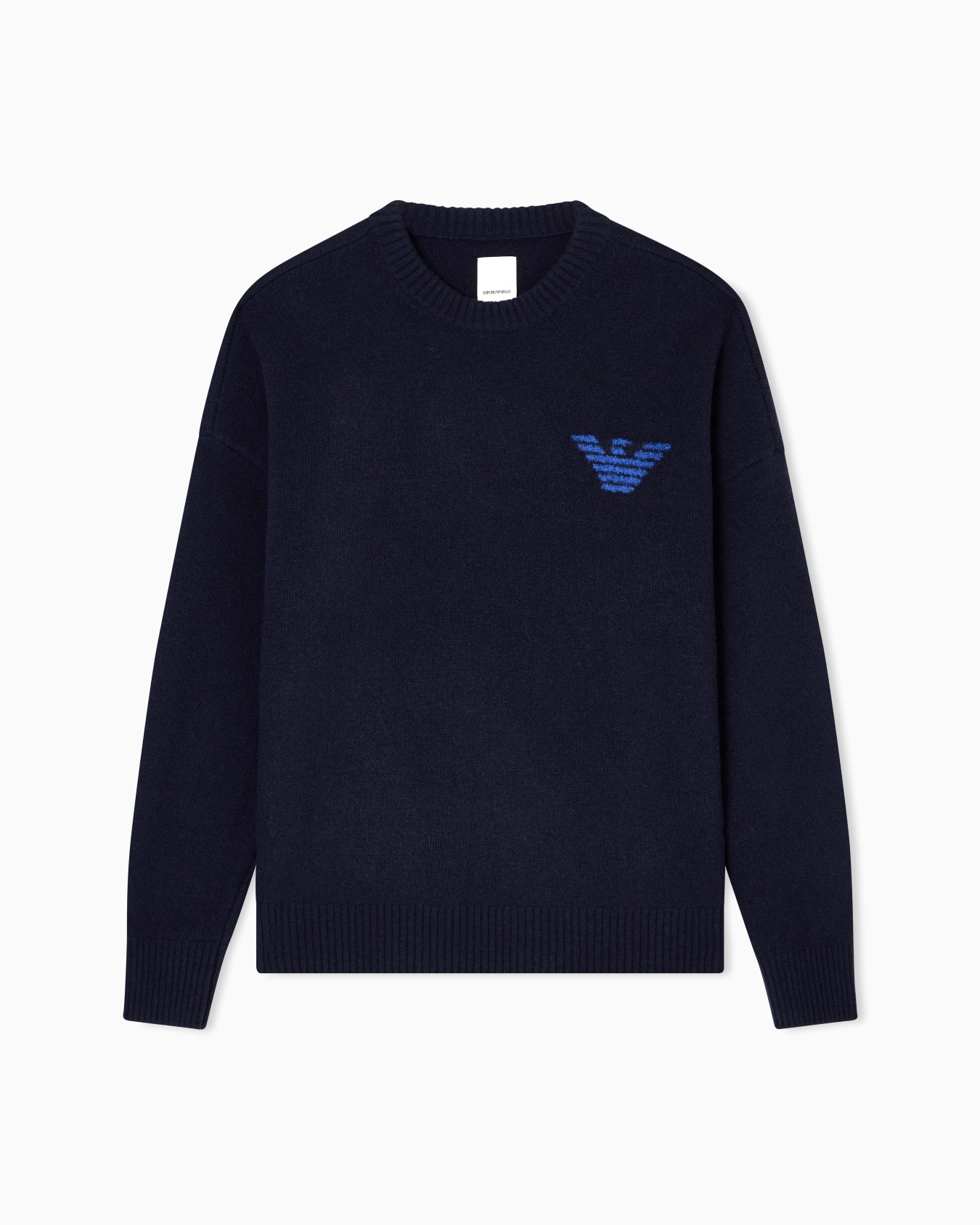 Jacquard-Stoff-Pullover aus der New York Sonderkollektion, gefertigt aus Schurwolle Folie 0