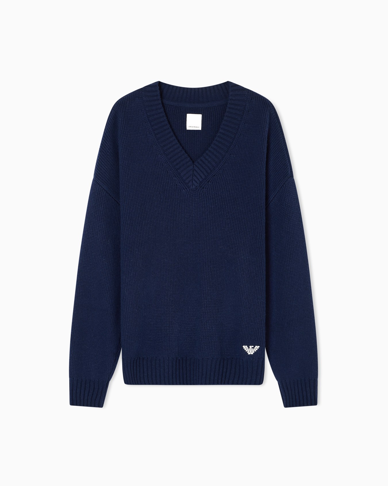 New York Capsule Collection wool-blend V-neck jumper Slide 0