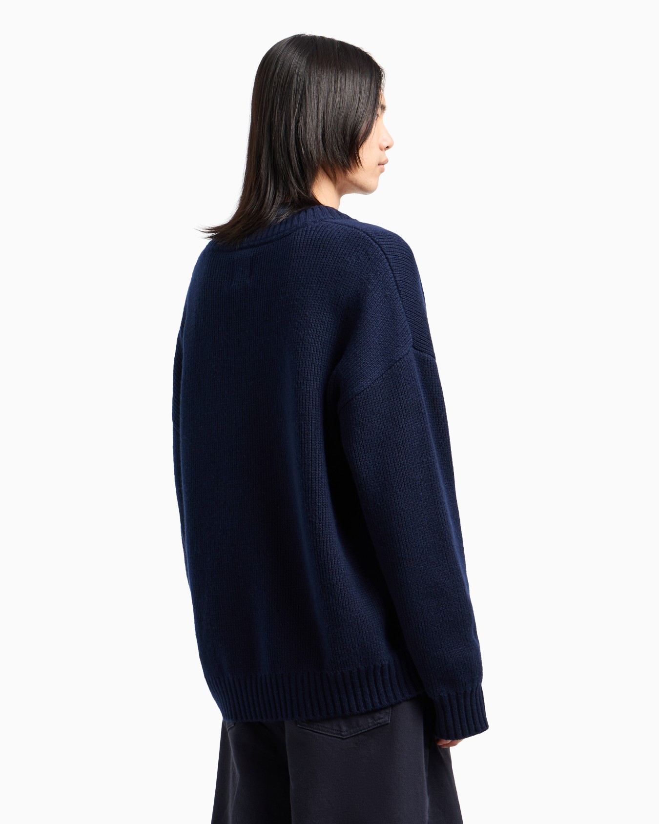 New York Capsule Collection wool-blend V-neck jumper Slide 3