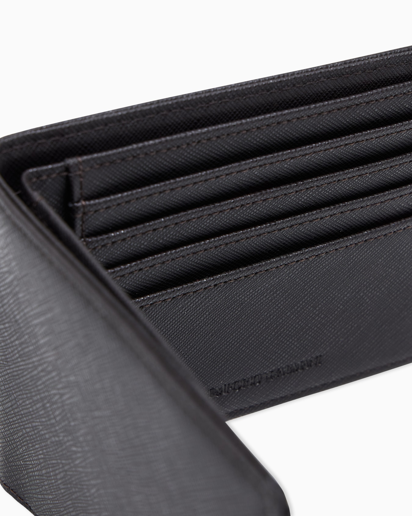 ASV regenerated Saffiano bifold wallet Slide 3