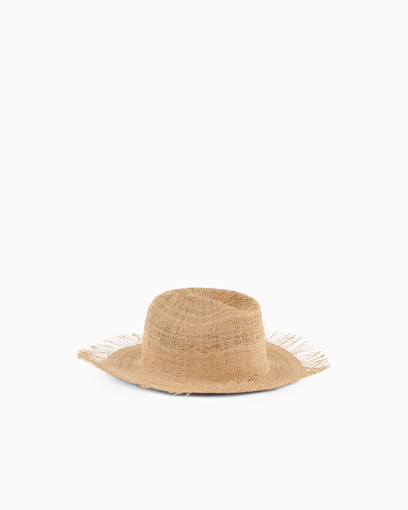 WOVEN STRAW FEDORA Slide 0