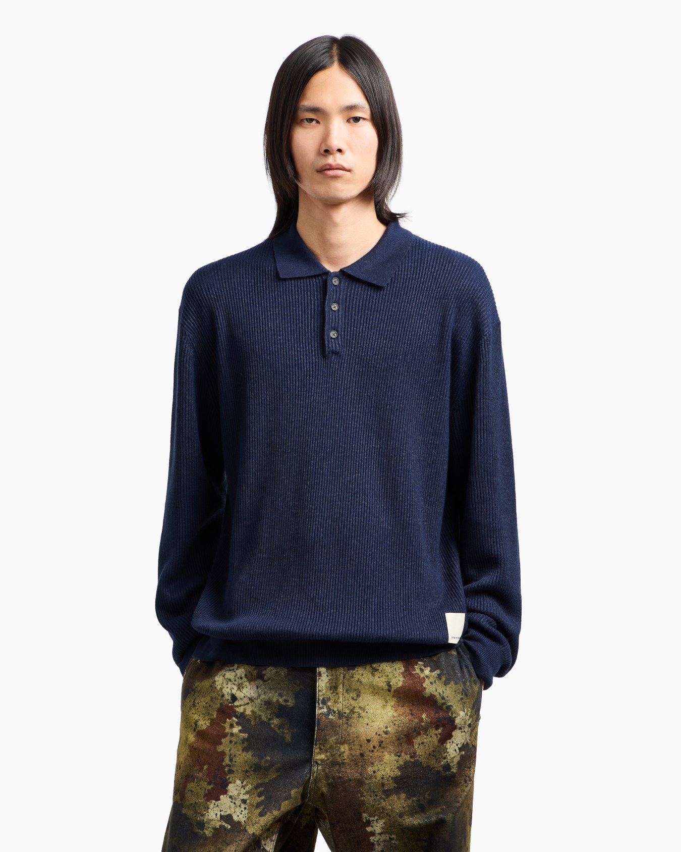 Geripptes Strick-Poloshirt aus der New York Sonderkollektion Folie 4