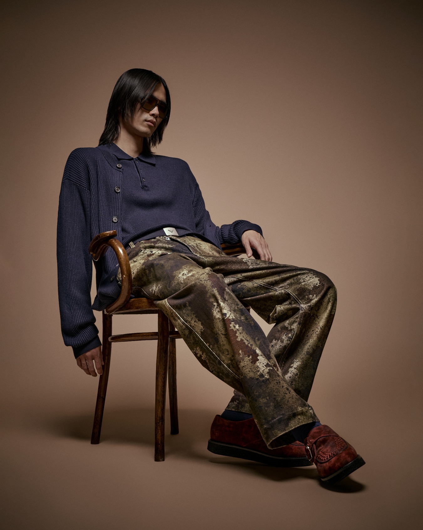 Geripptes Strick-Poloshirt aus der New York Sonderkollektion Folie 6