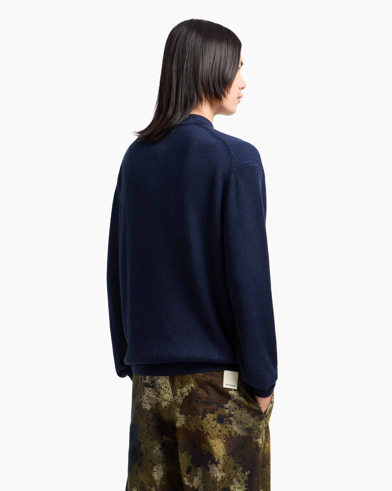 Geripptes Strick-Poloshirt aus der New York Sonderkollektion Folie 3