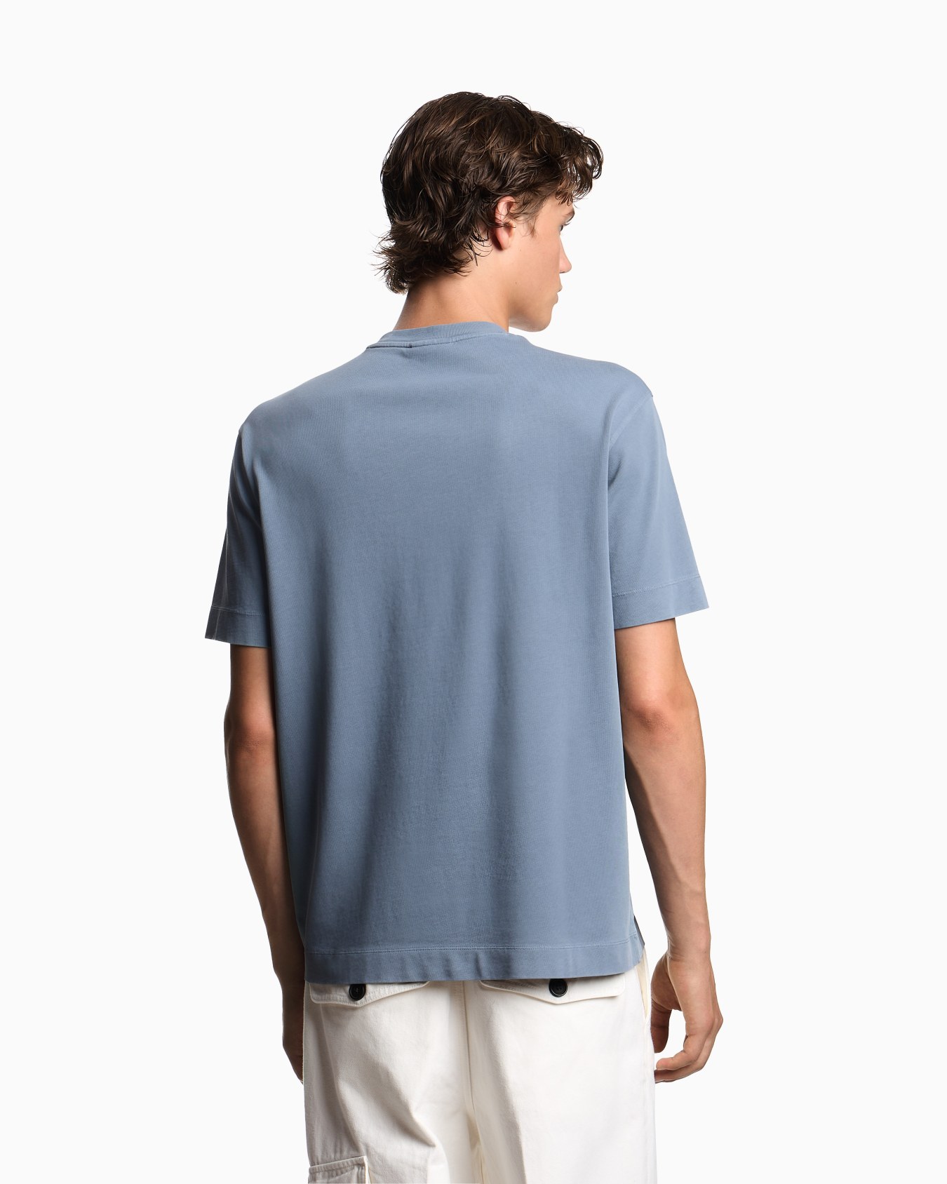 ASV jersey T-shirt with leather logo patch Slide 2