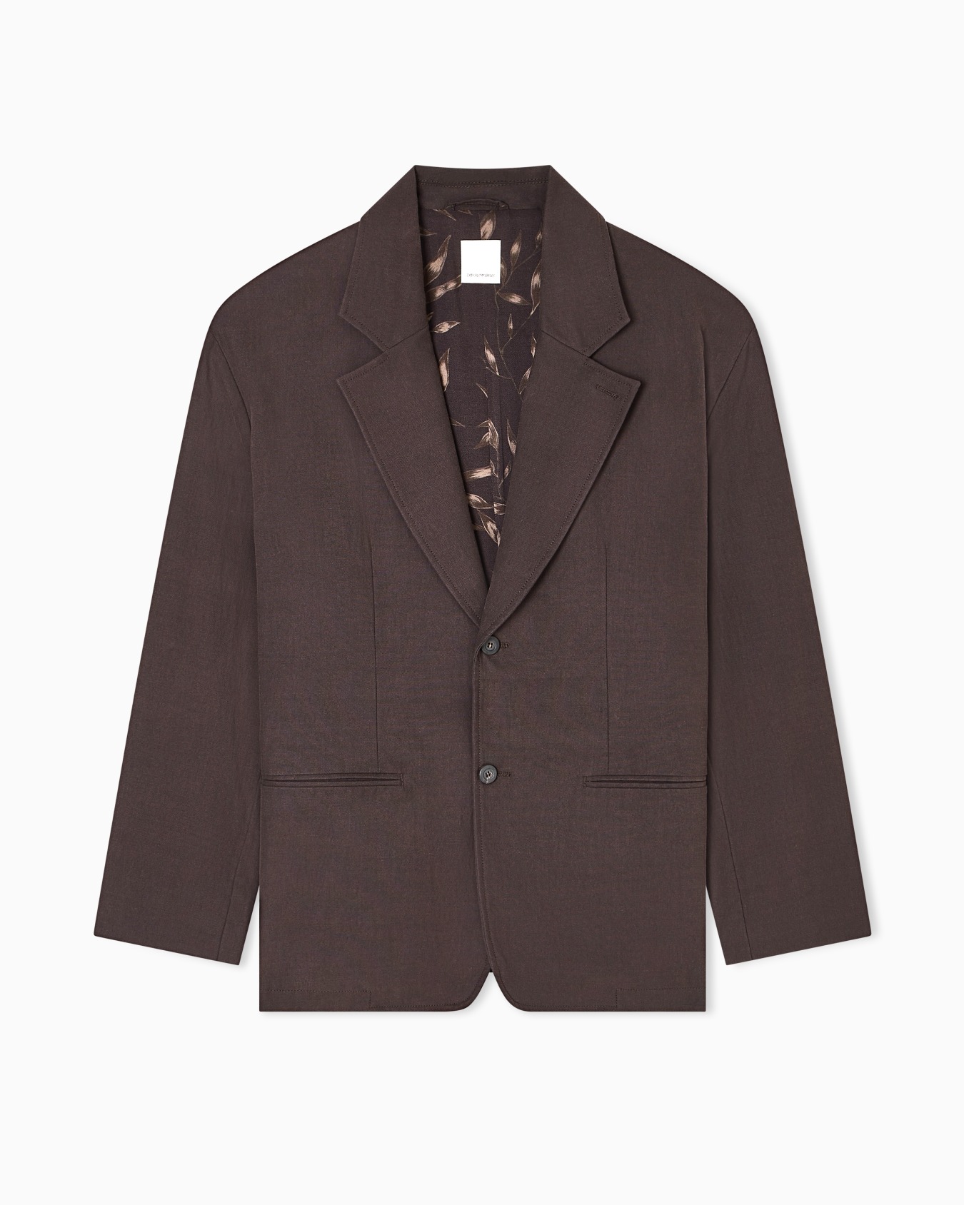 New York Capsule Collection Lyocell-blend single-breasted blazer Slide 0