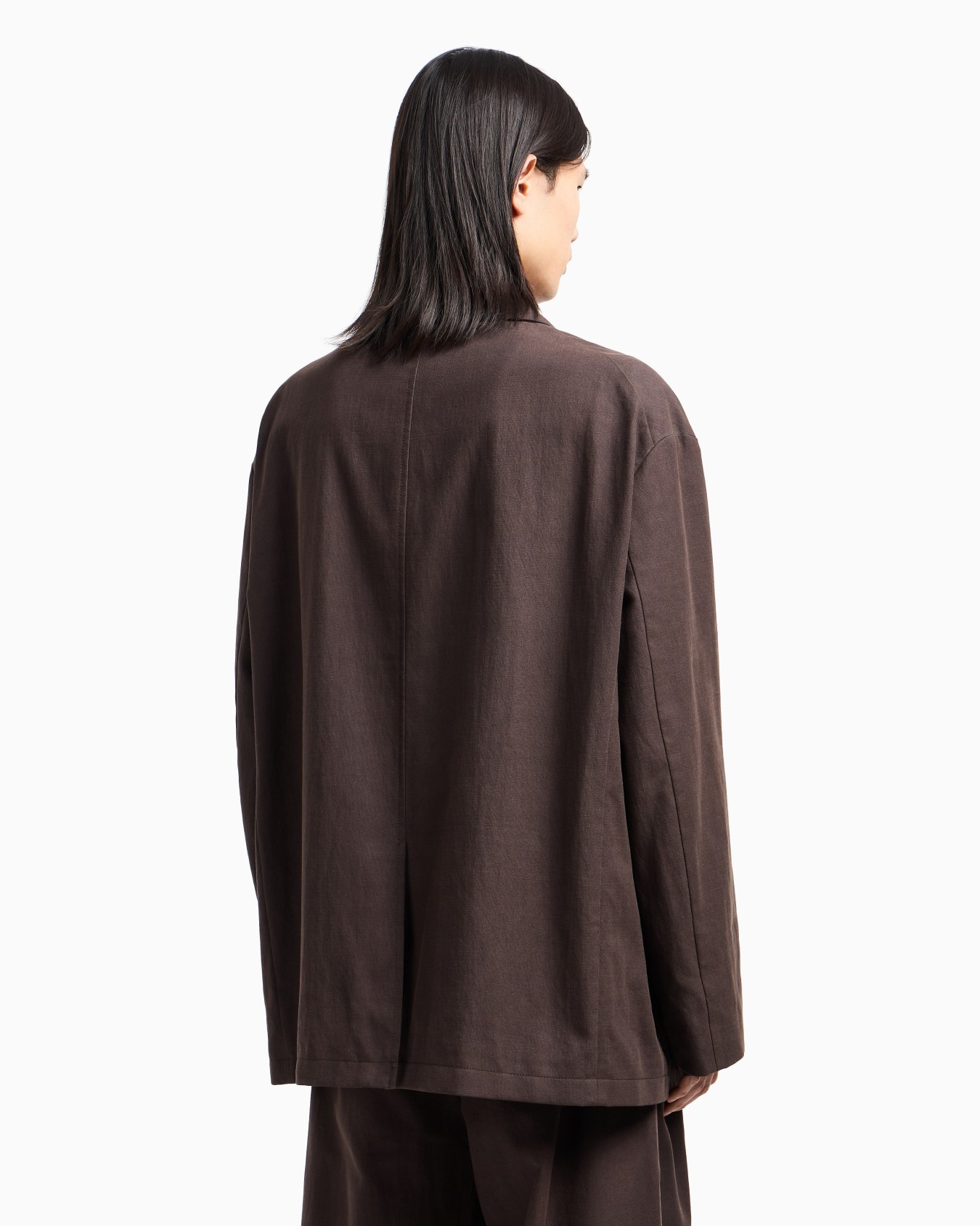 New York Capsule Collection Lyocell-blend single-breasted blazer Slide 3