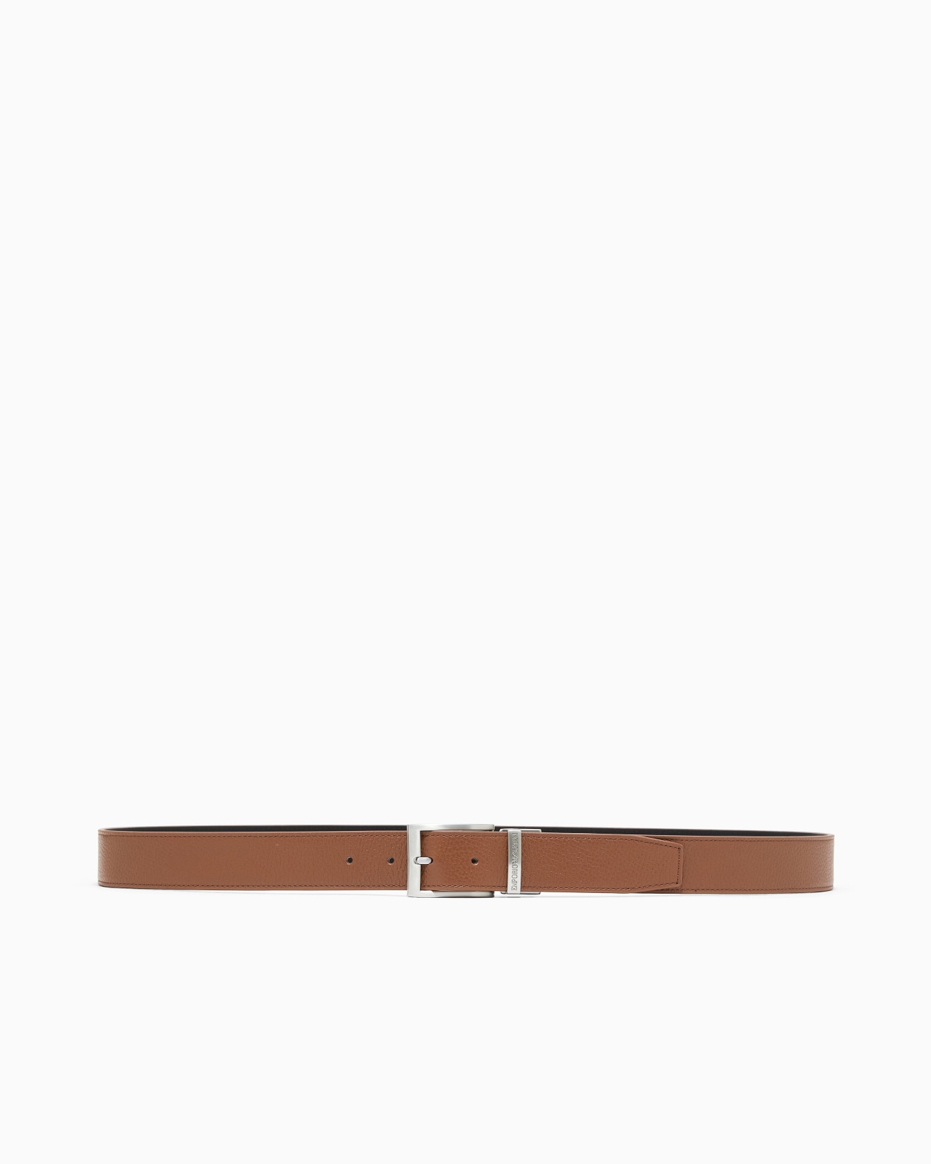 Coffret cadeau avec ceinture et porte-cartes en cuir martelé Diapositive 3