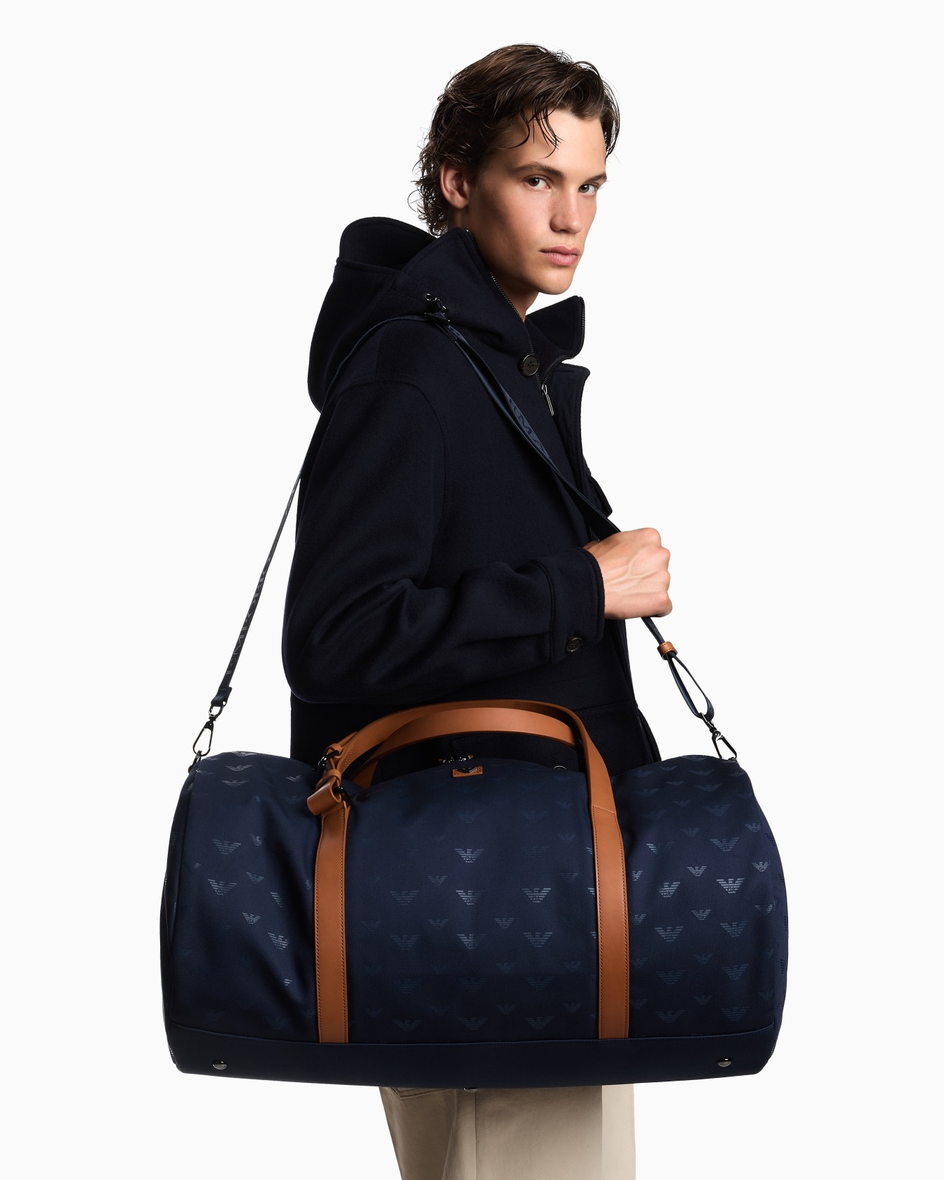 Sac de sport en toile avec aigle all over Diapositive 5