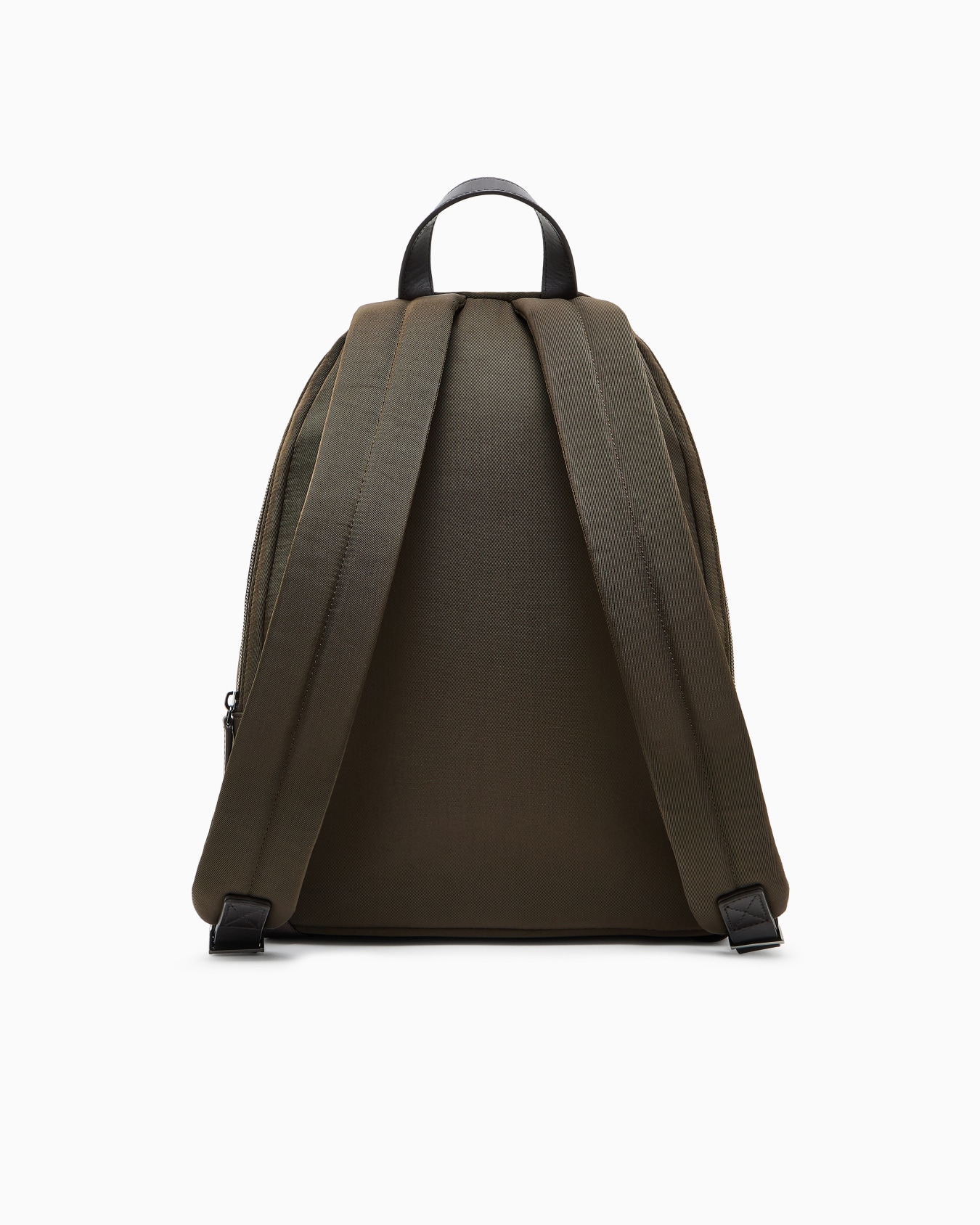 Padded nylon round backpack Slide 2