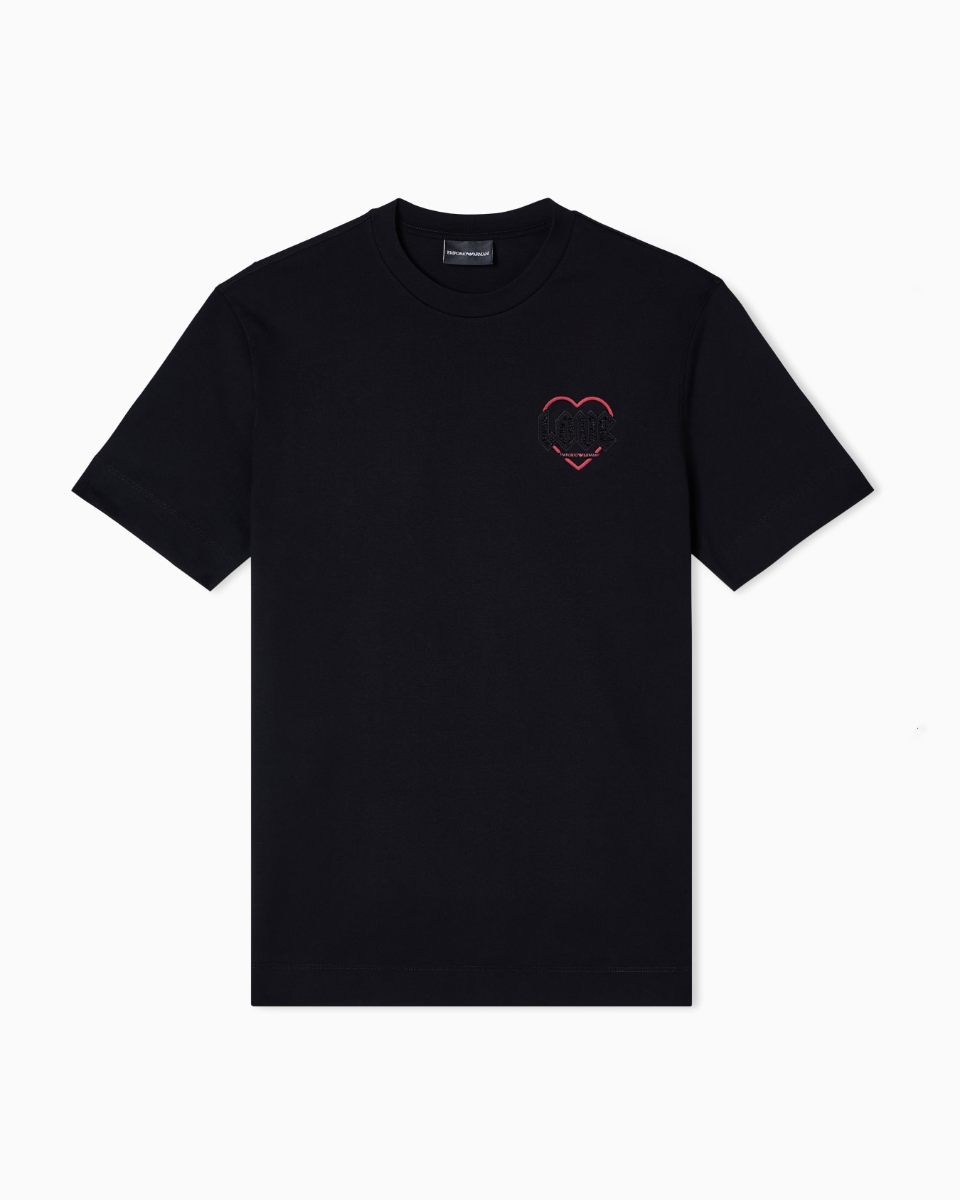 Valentine’s Day Capsule Collection Lyocell-blend jersey T-shirt with embroidery Slide 0