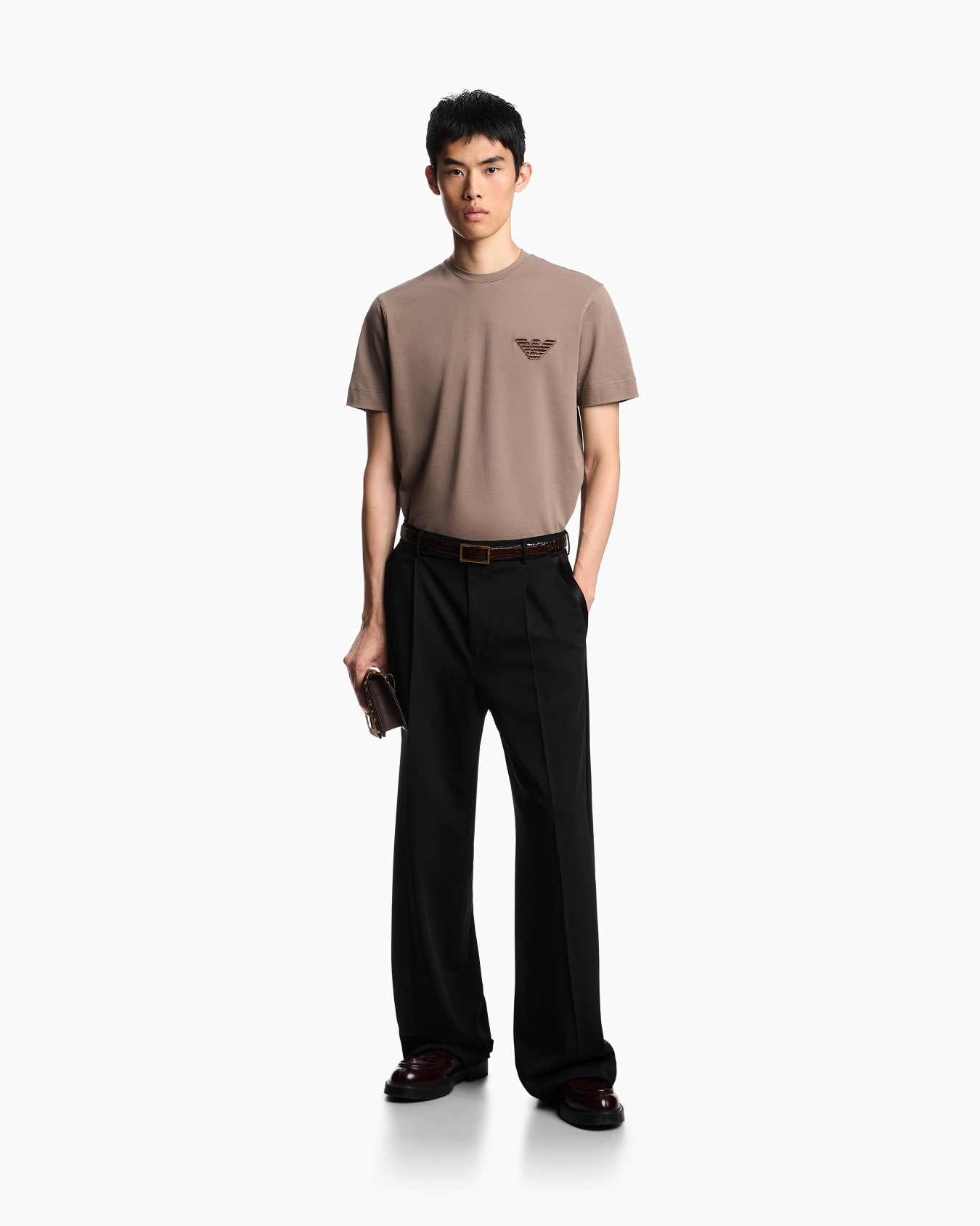 Tシャツ ピケジャージー イーグルパッチ スライドする 1