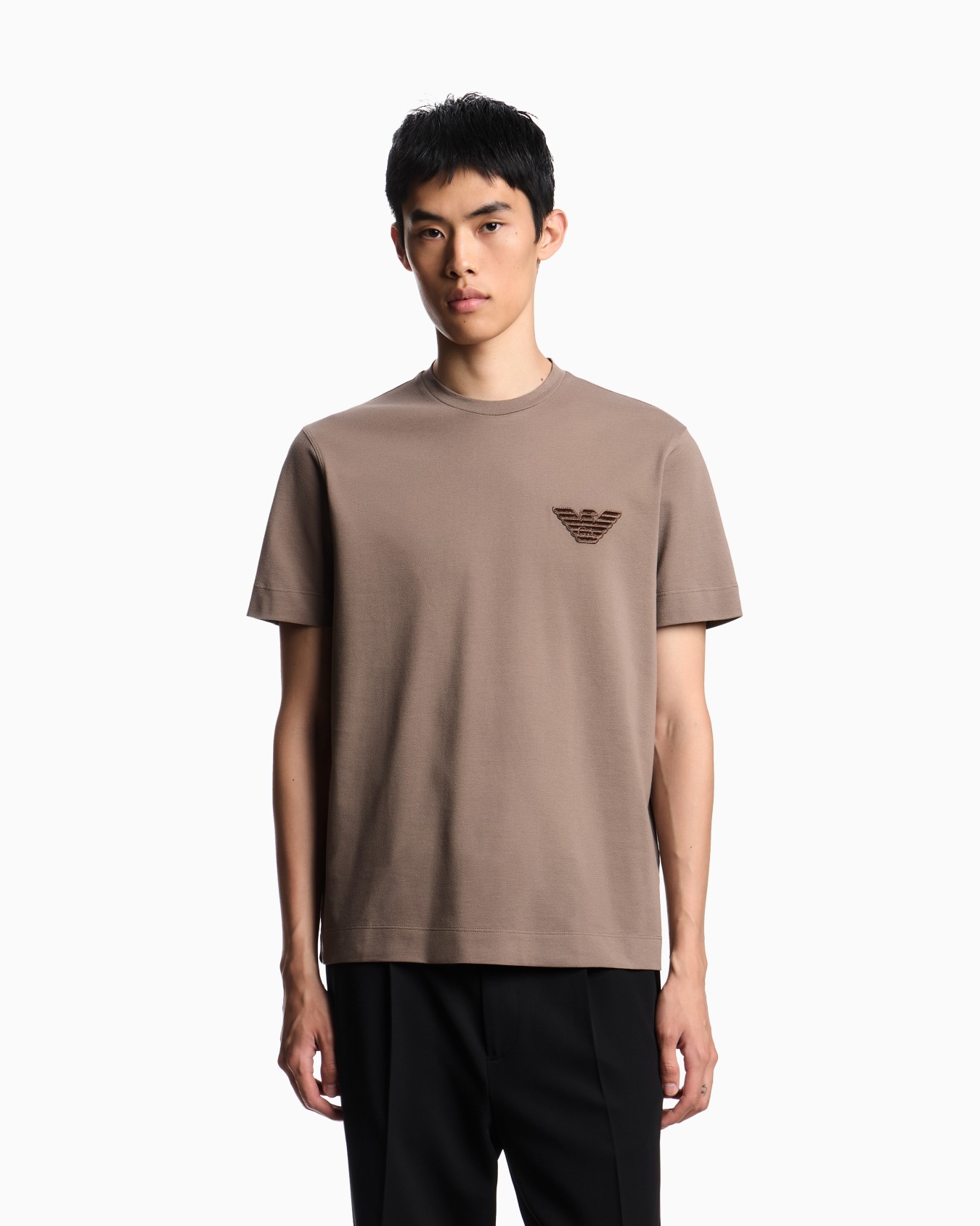 Tシャツ ピケジャージー イーグルパッチ スライドする 3