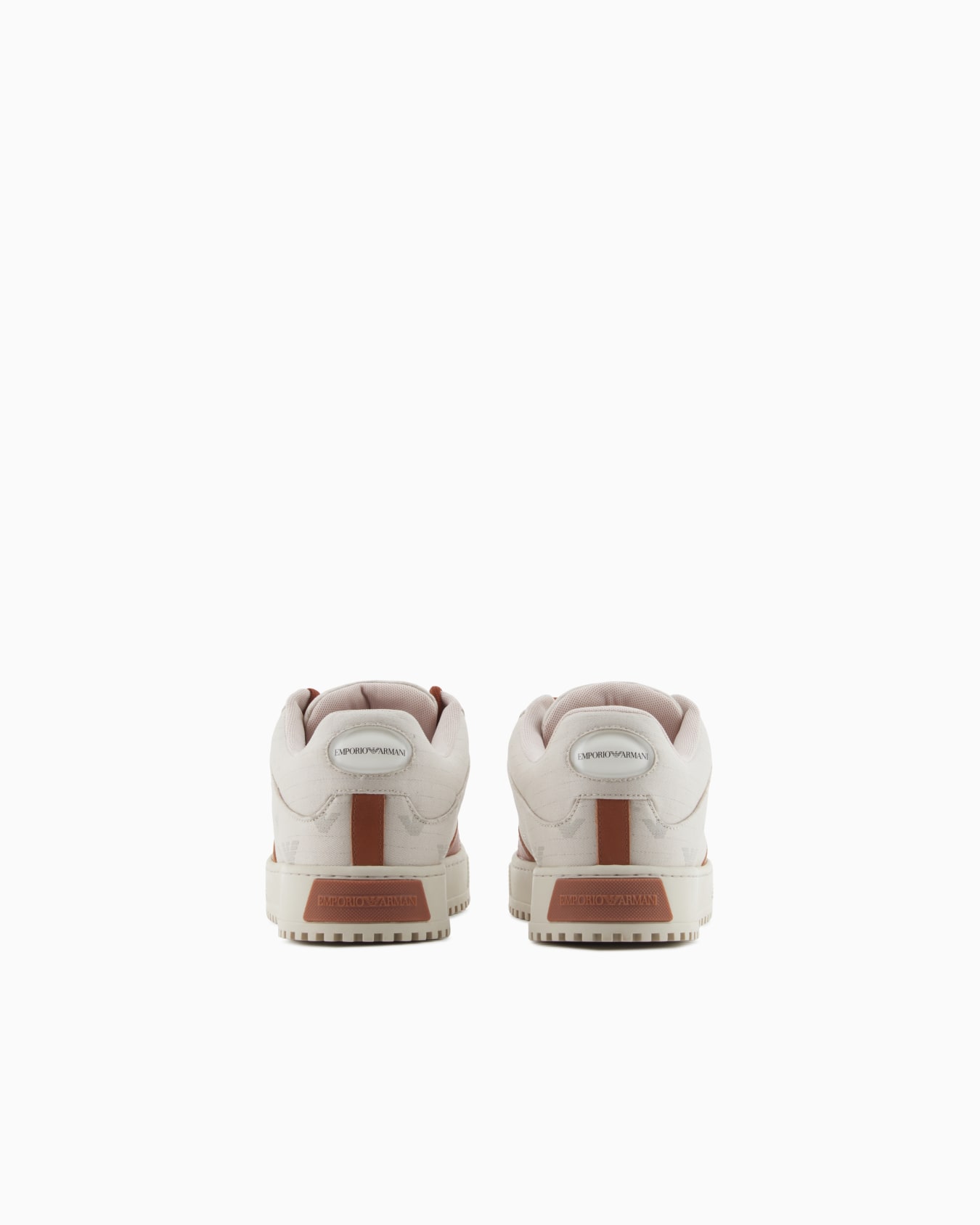 Canvas sneakers with all-over eagles Slide 3