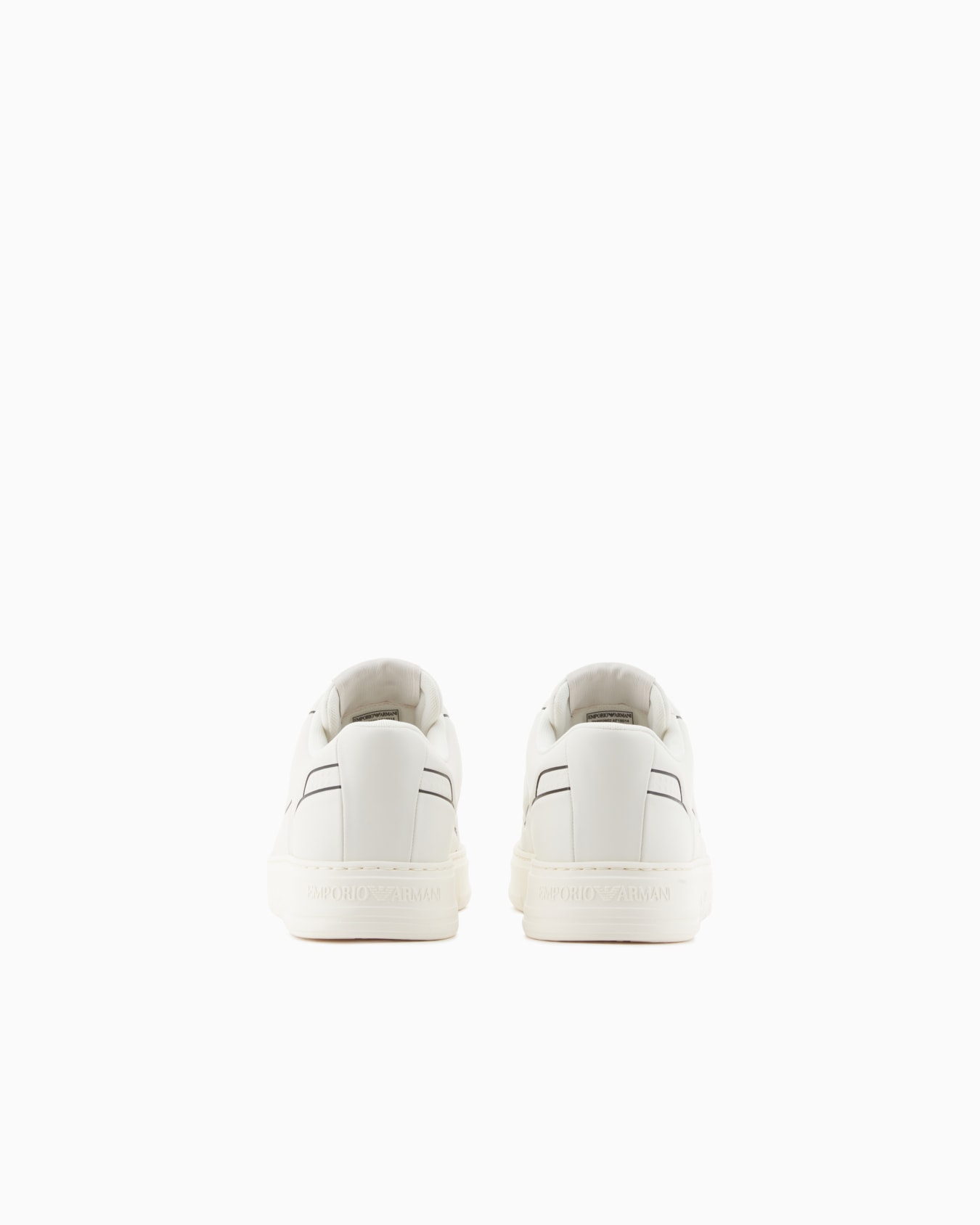 Leather sneakers with an embossed print Slide 3