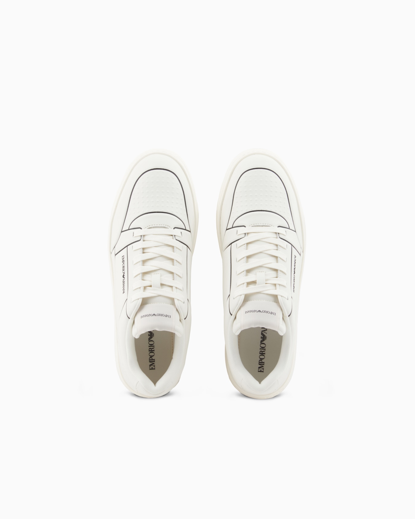 Leather sneakers with an embossed print Slide 2