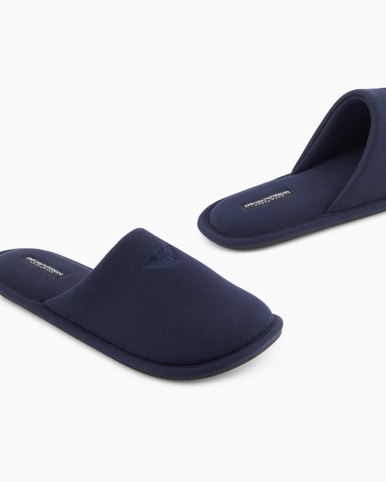 Twill slippers with eagle embroidery Slide 4