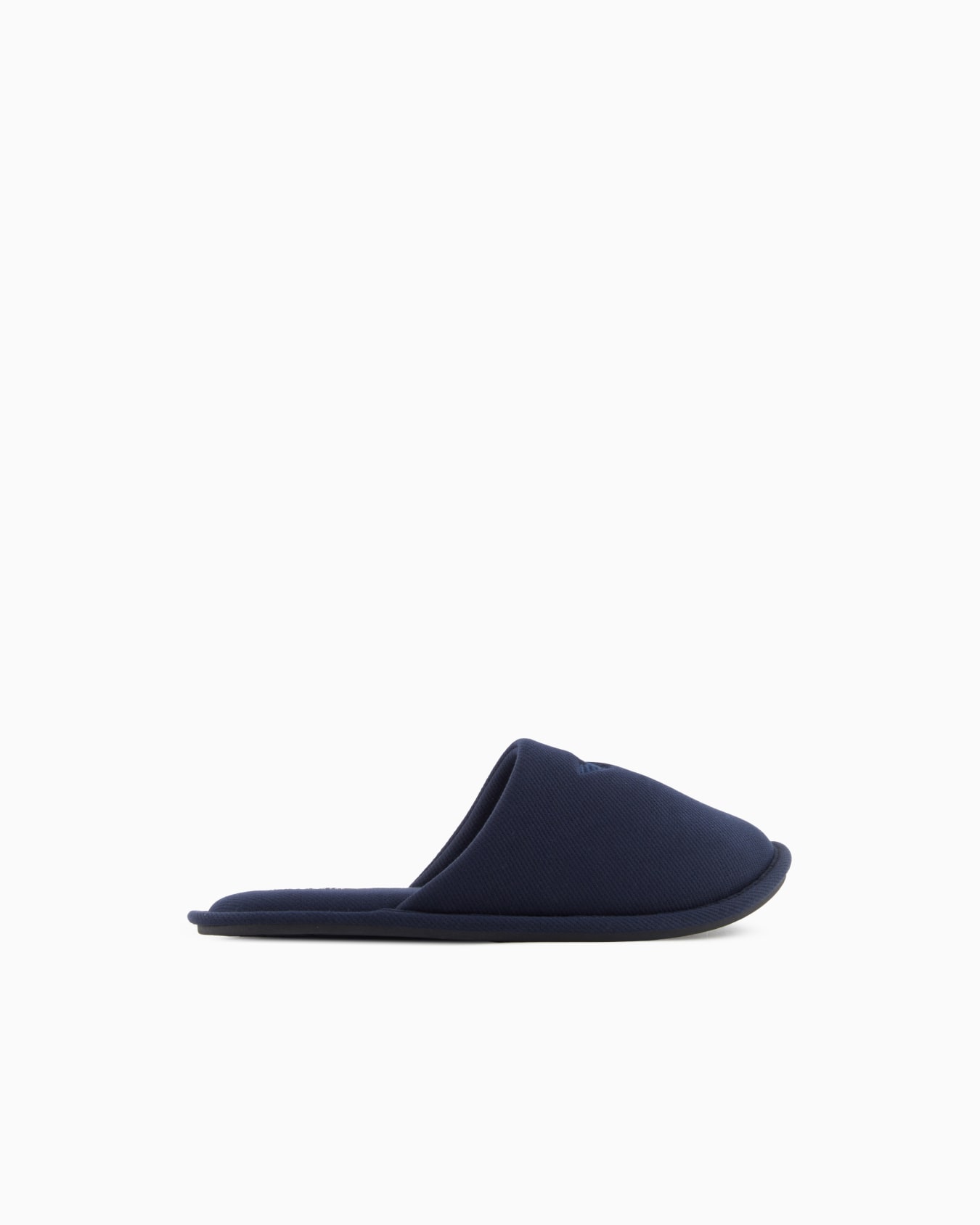 Twill slippers with eagle embroidery Slide 0