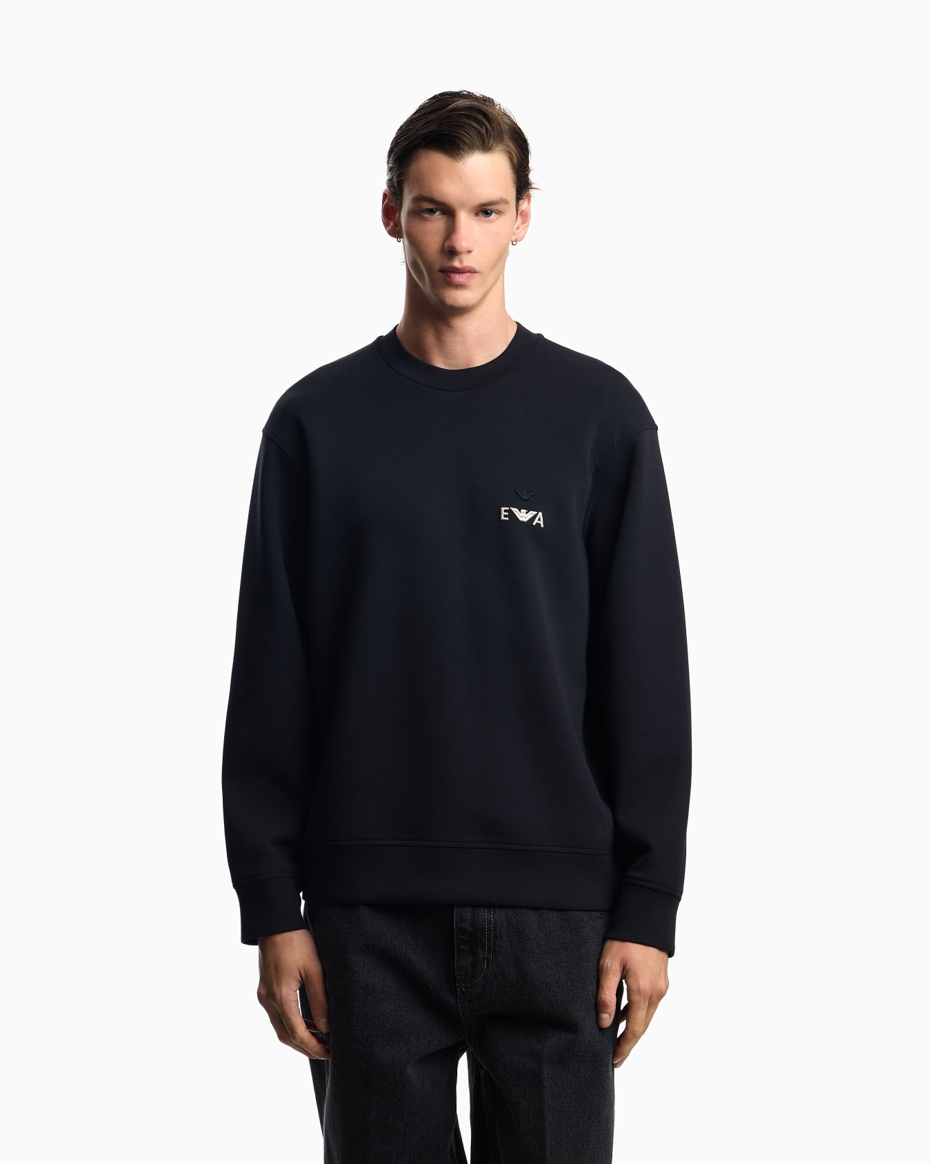 ASV jersey sweatshirt with super-embossed EA embroidery Slide 3