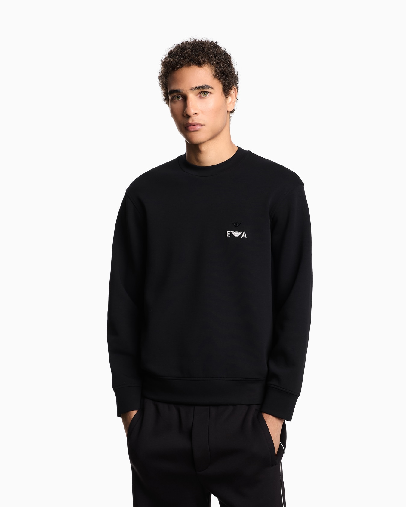 ASV jersey sweatshirt with super-embossed EA embroidery Slide 4