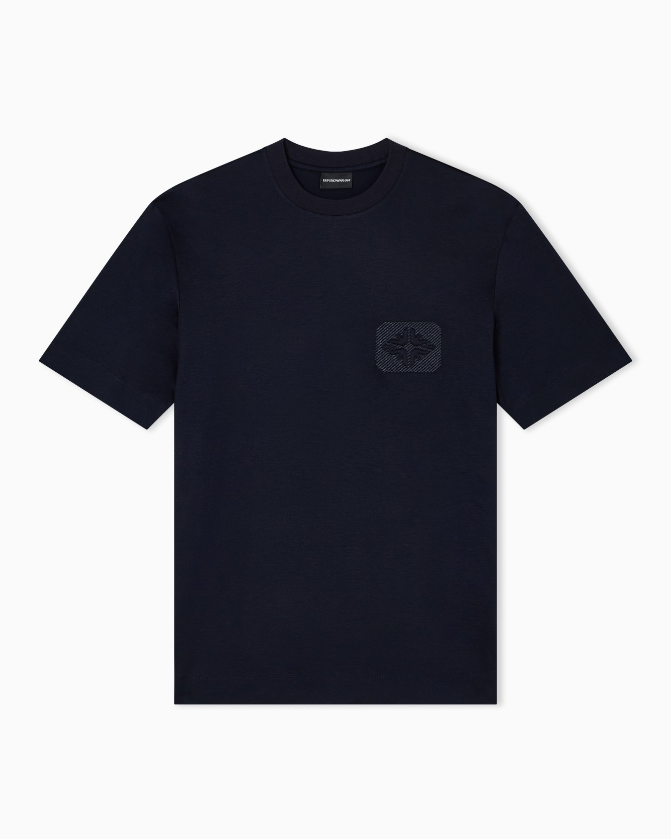 Camiseta de lyocell con logotipo abombado de águila en relieve ASV Diapositiva 0