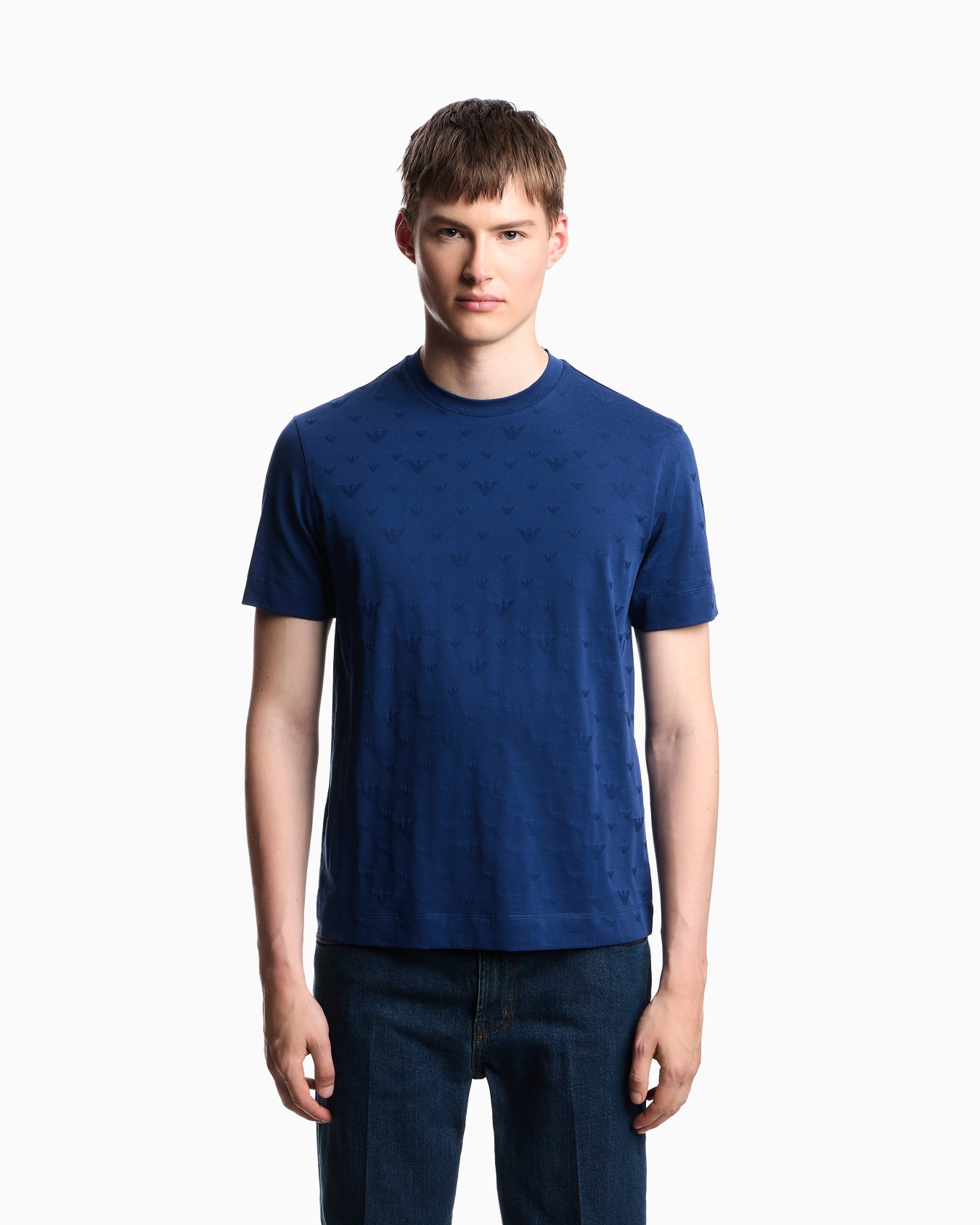 ASV Tシャツ ジャージー インターシャロゴ スライドする 3