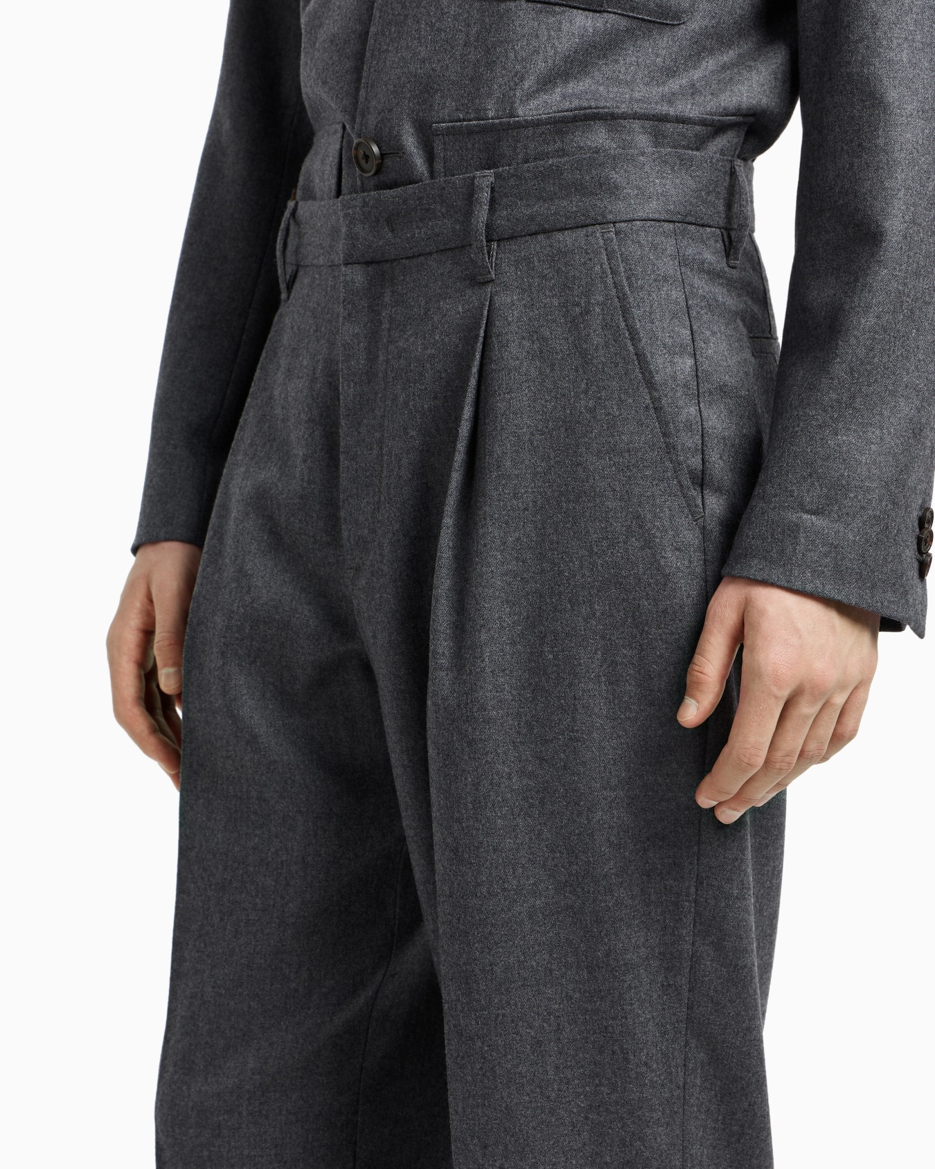 Virgin-wool stretch-twill trousers Slide 5