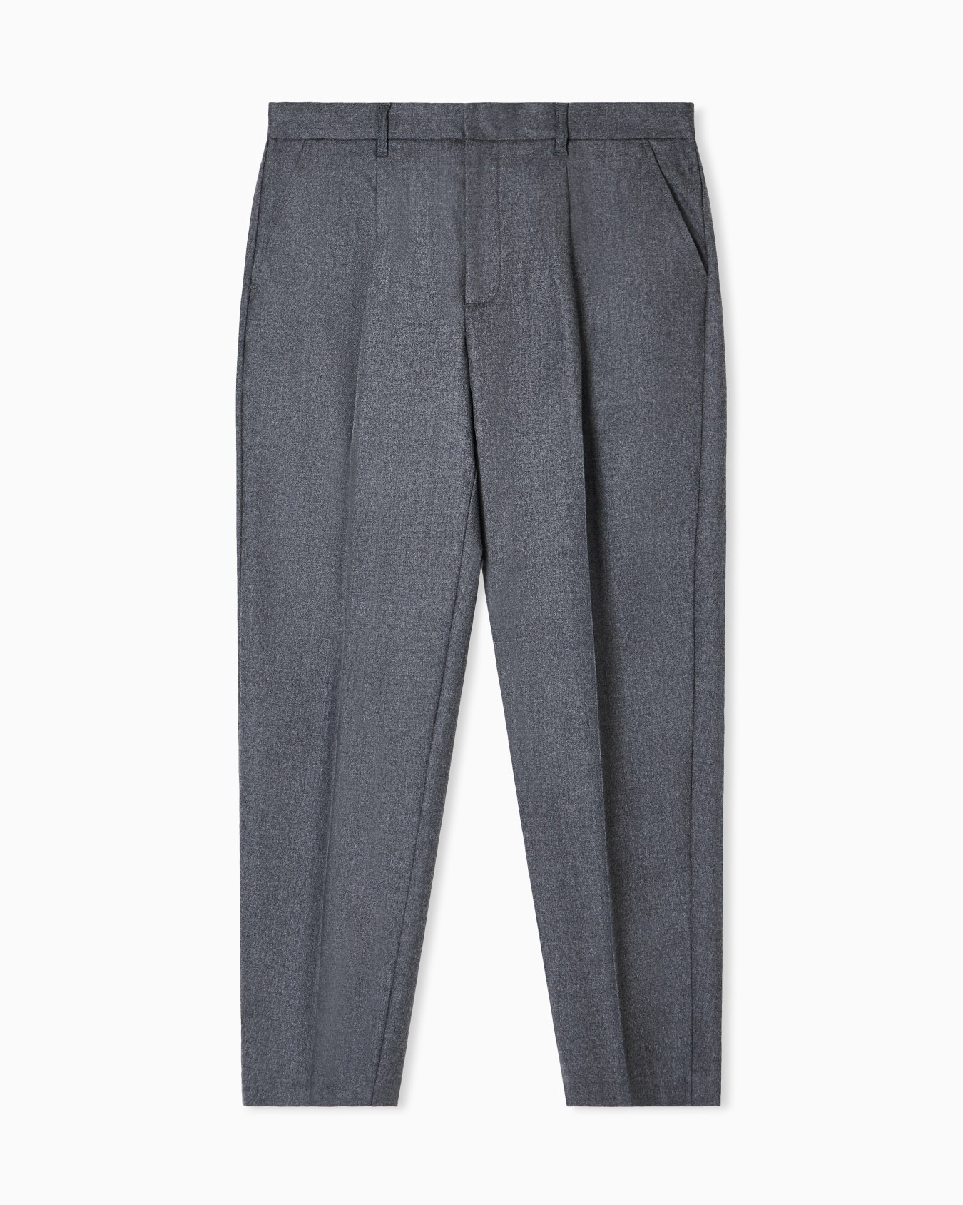 Virgin-wool stretch-twill trousers Slide 0
