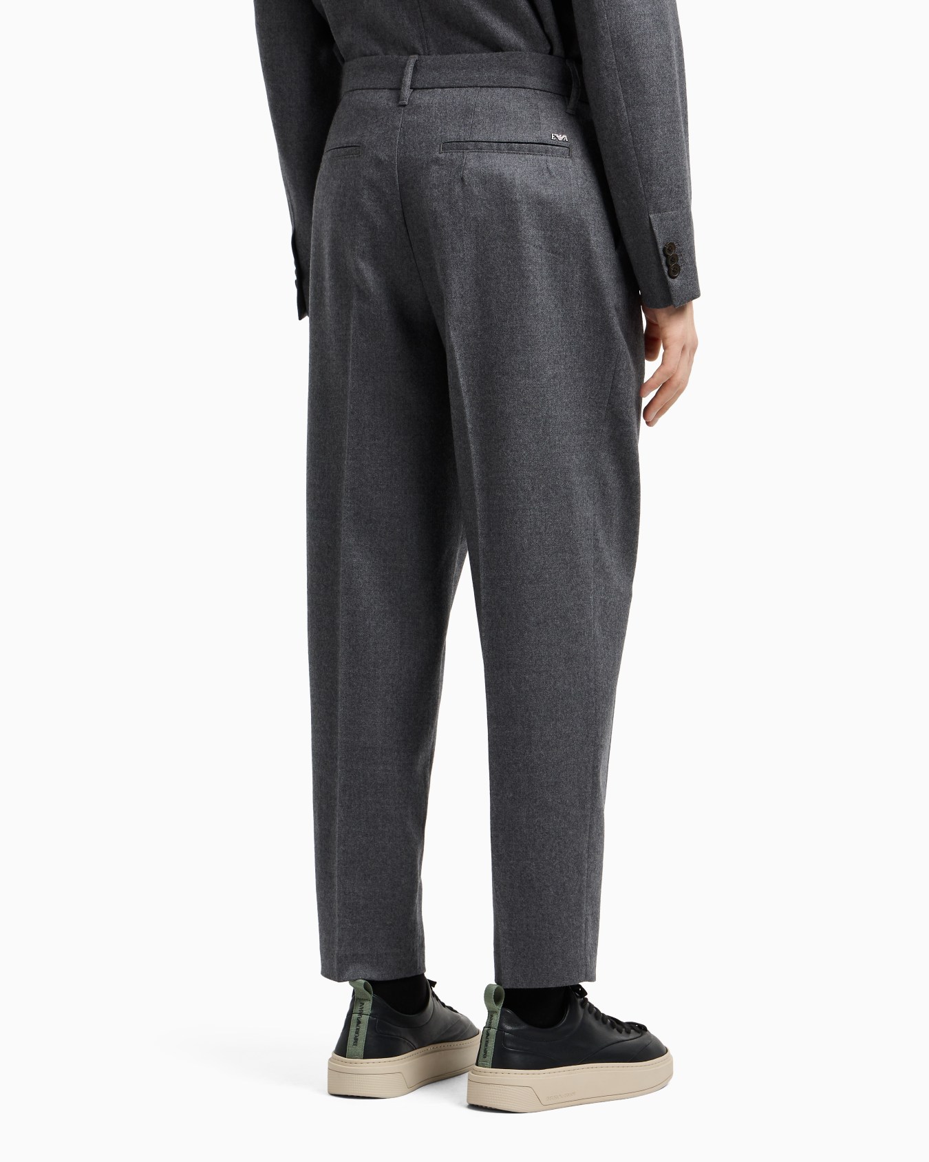 Virgin-wool stretch-twill trousers Slide 3