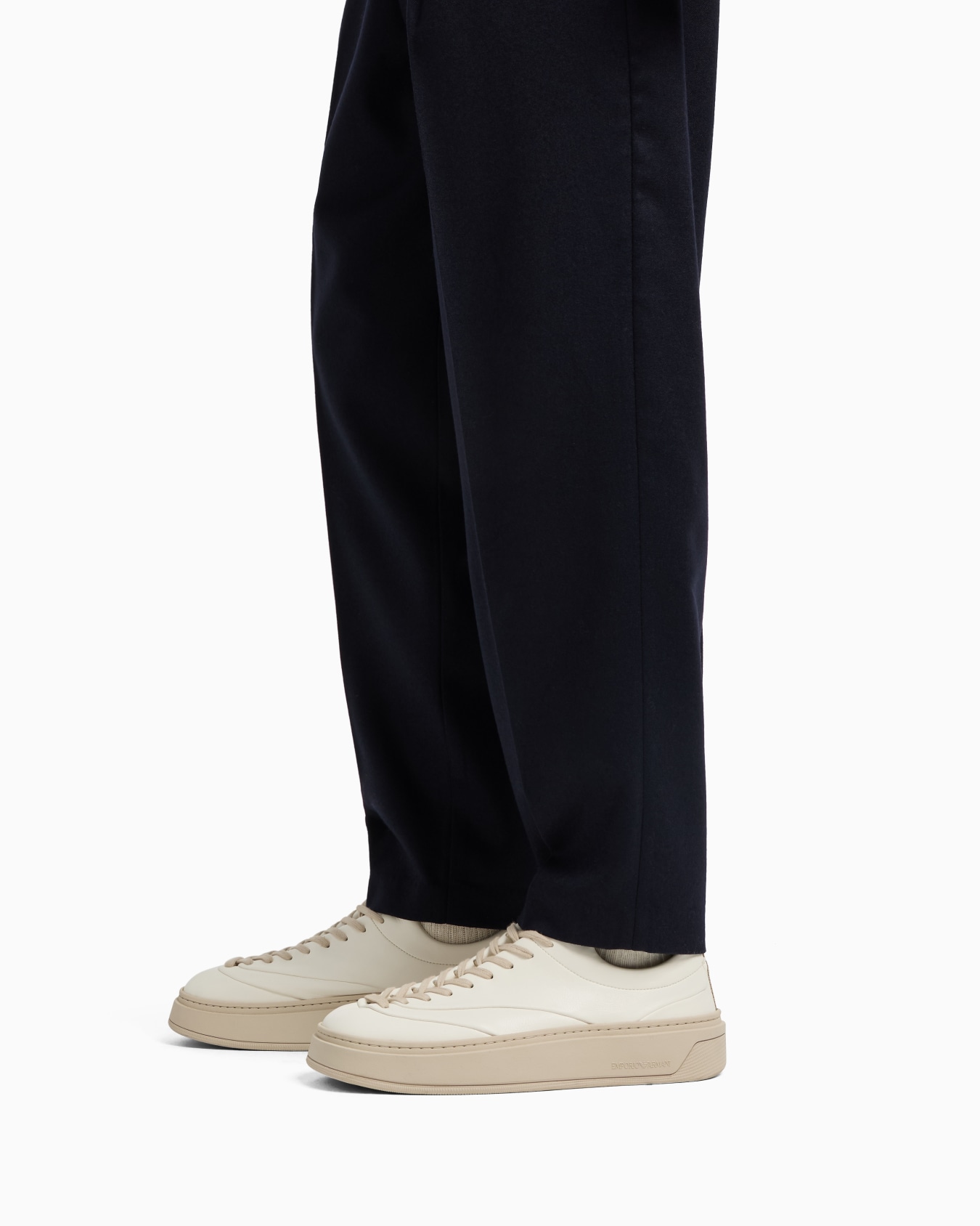 Virgin-wool stretch-twill trousers Slide 5