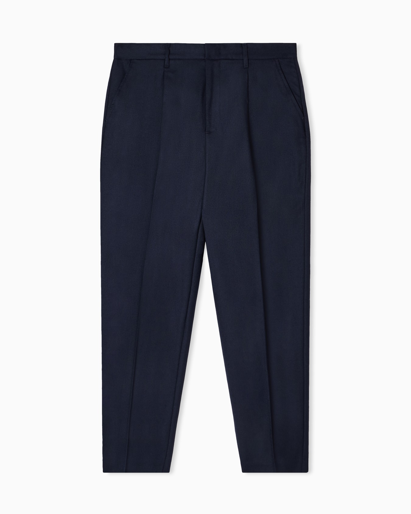 Virgin-wool stretch-twill trousers Slide 0