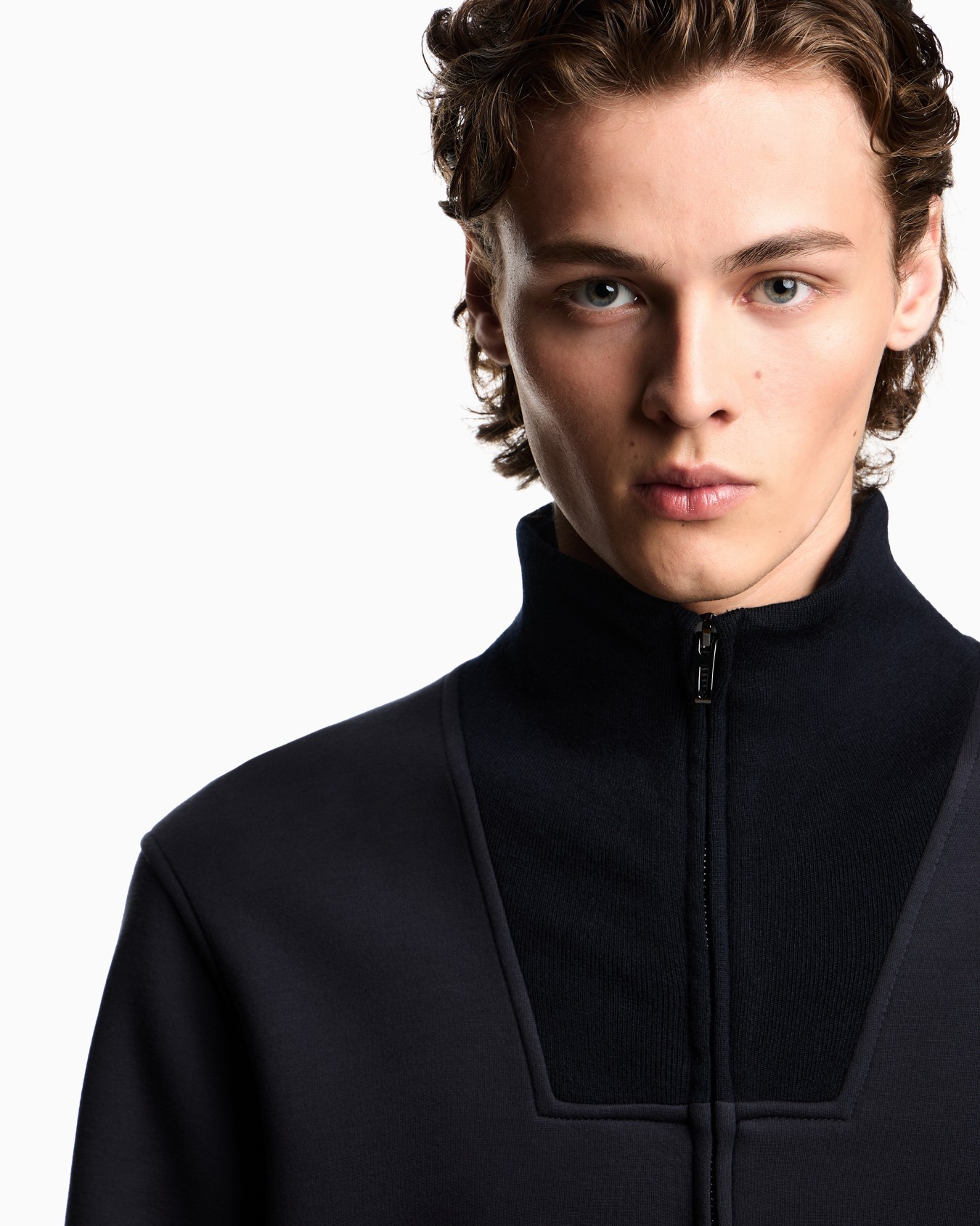 Sweat-shirt en jersey double à fermeture zippée intégrale Travel Essential Diapositive 5
