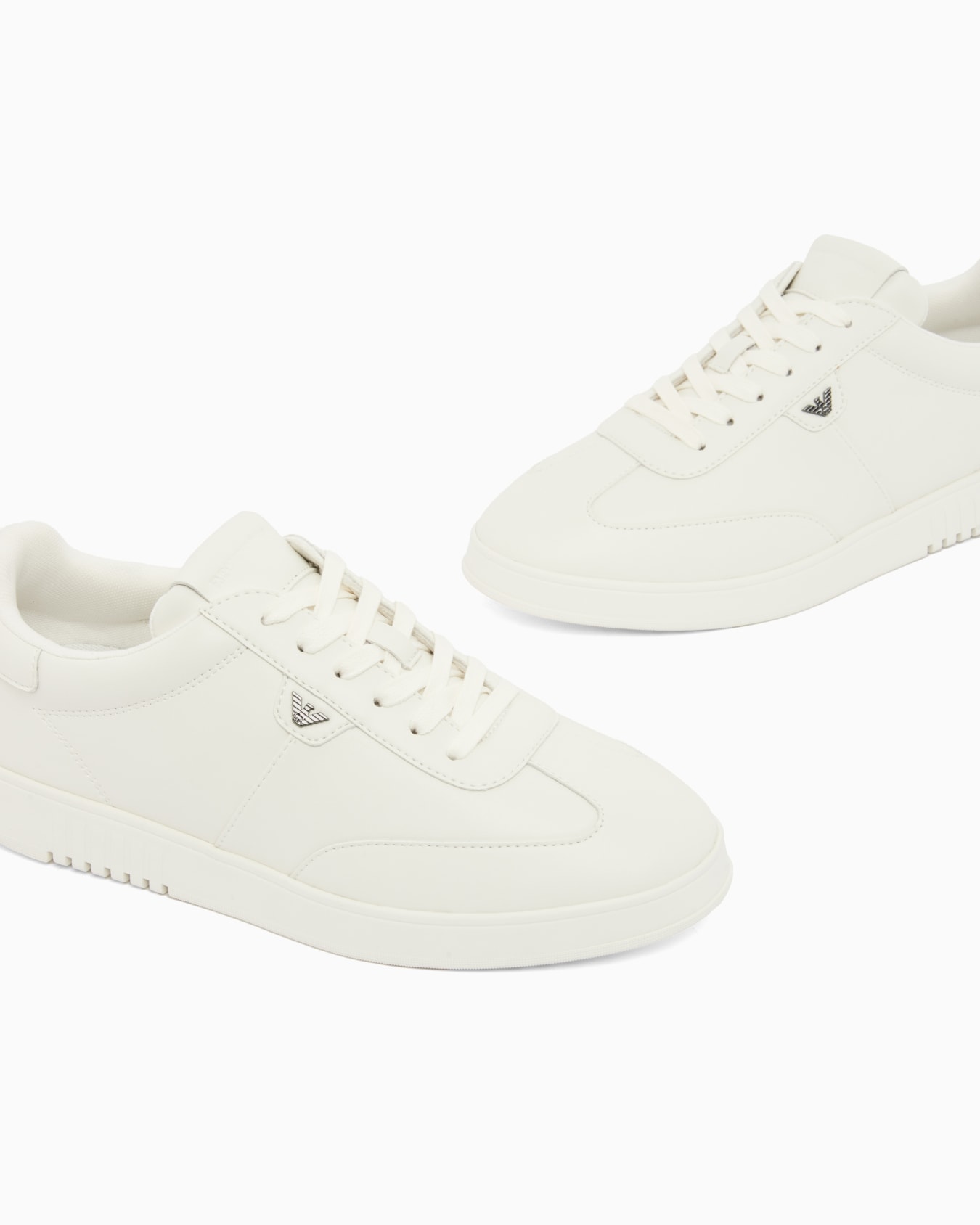 Leather sneakers with eagle plate Slide 4