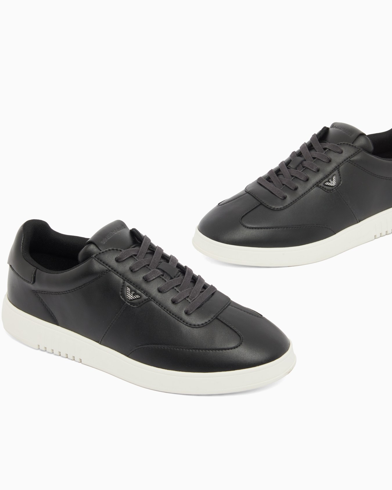 Leather sneakers with eagle plate Slide 4