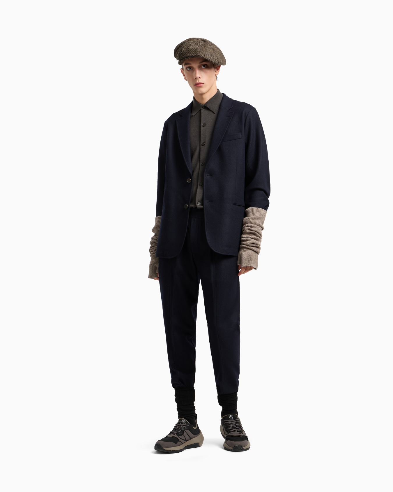 Blazer droit en flanelle de laine vierge Travel Essential Diapositive 2