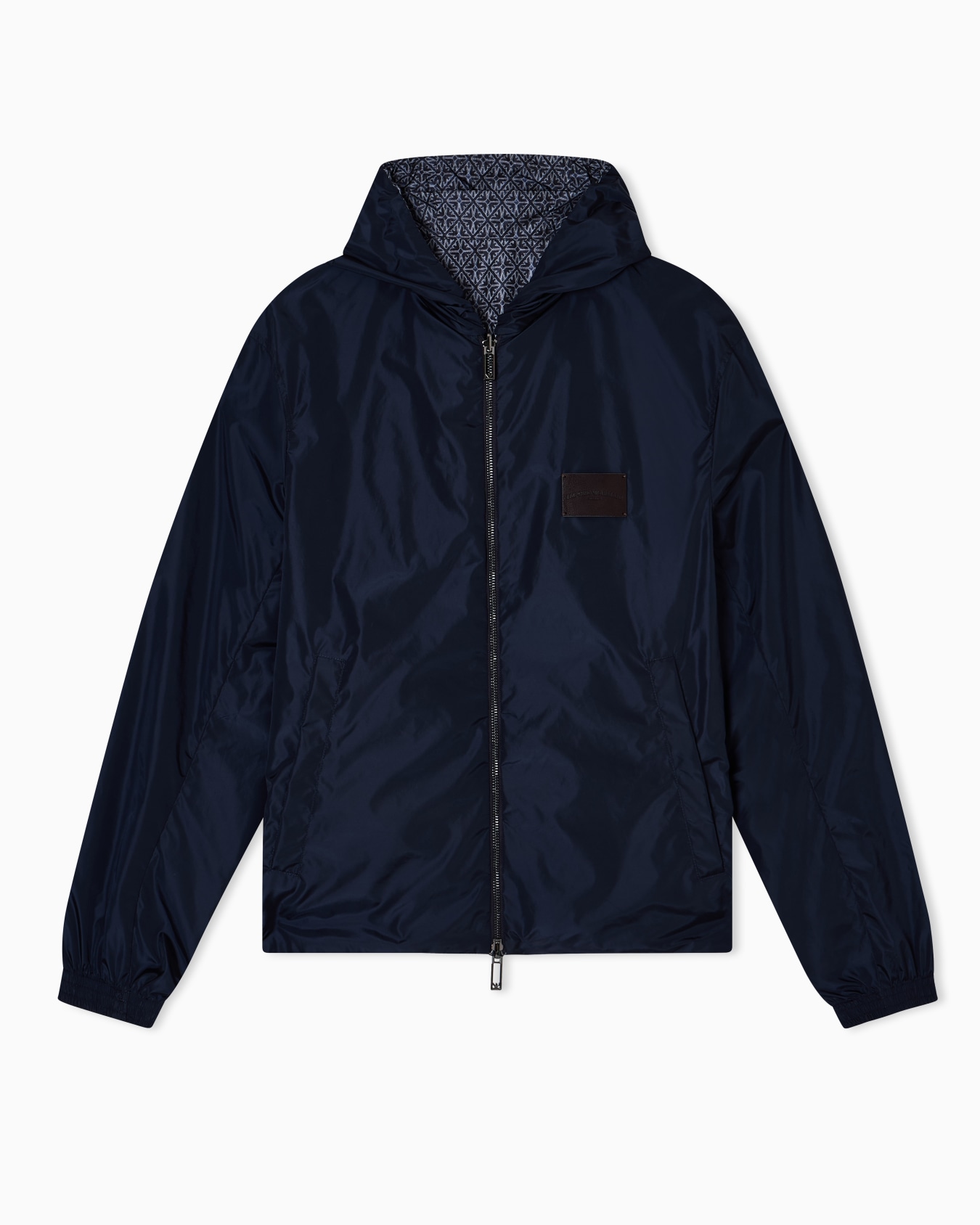 Blouson reversibile in nylon stampa effetto maioliche Slide 5