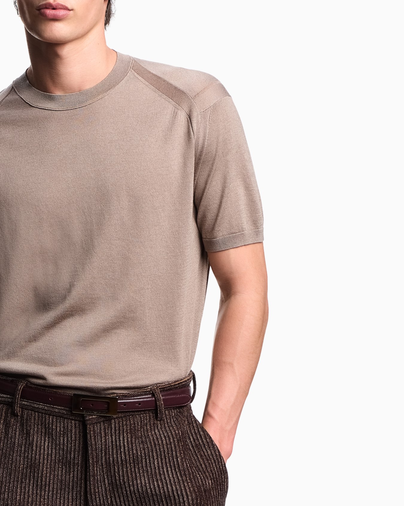 ASV Pullover aus einer Woll–Lyocell-Mischung in Glattstrick Folie 4