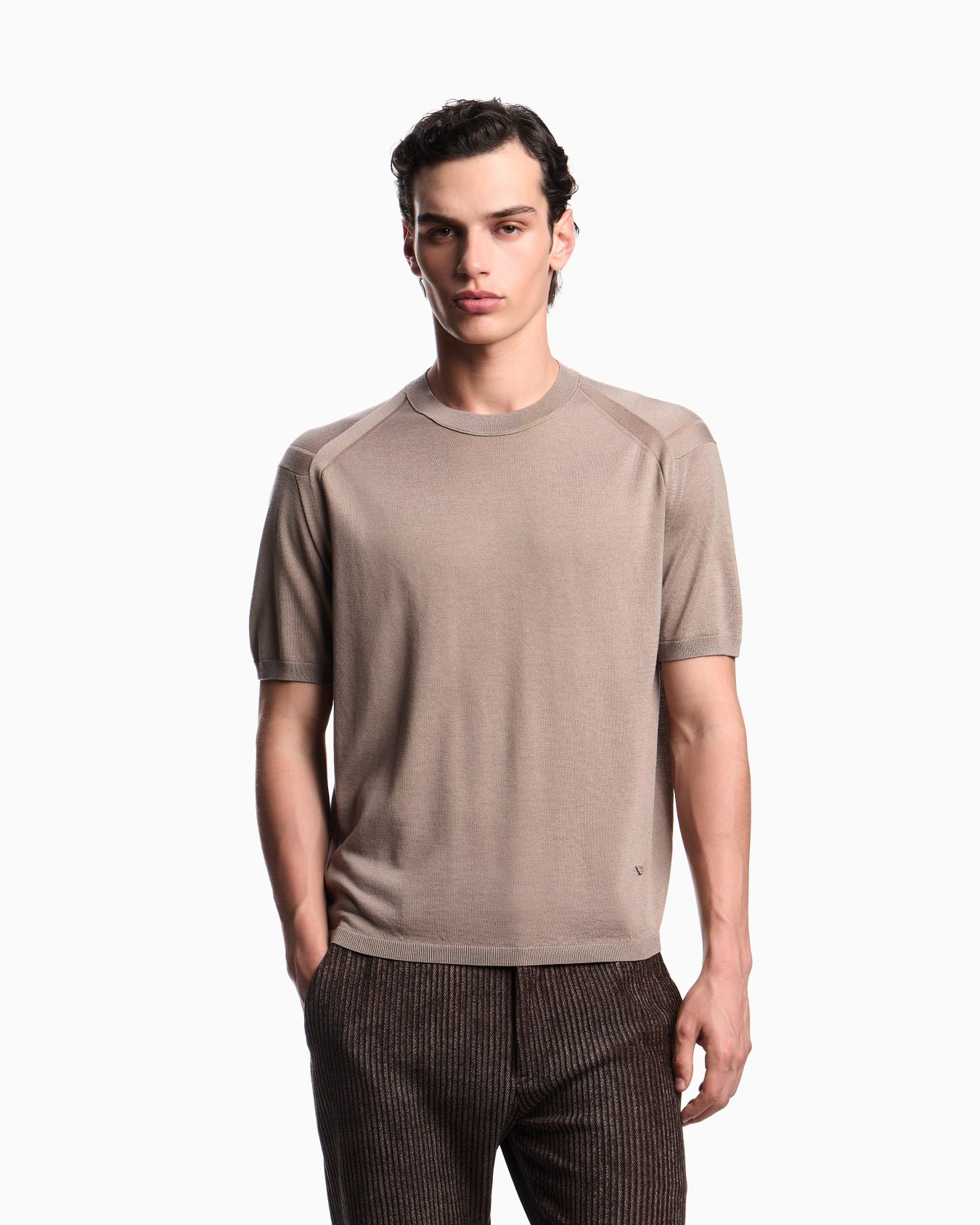 ASV Pullover aus einer Woll–Lyocell-Mischung in Glattstrick Folie 3