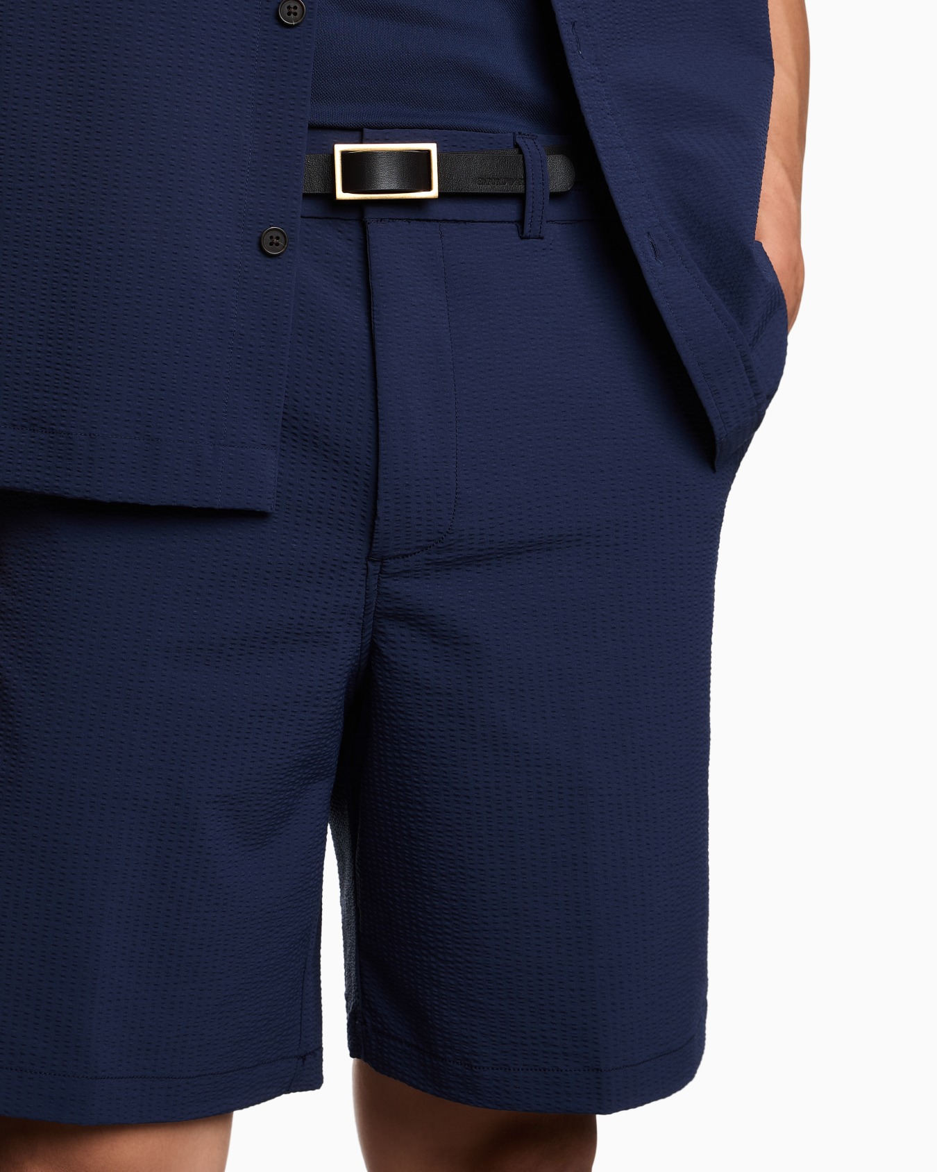 Chino bermuda en nylon seersucker Diapositive 4