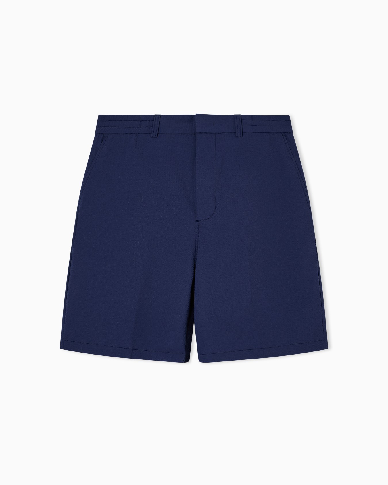 Chino bermuda en nylon seersucker Diapositive 0
