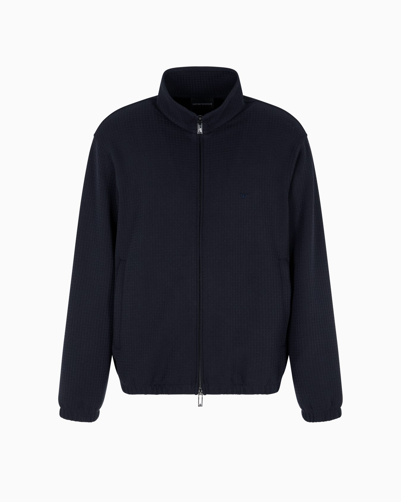 ASV full-zip sweatshirt in Lyocell-blend jacquard jersey Slide 0