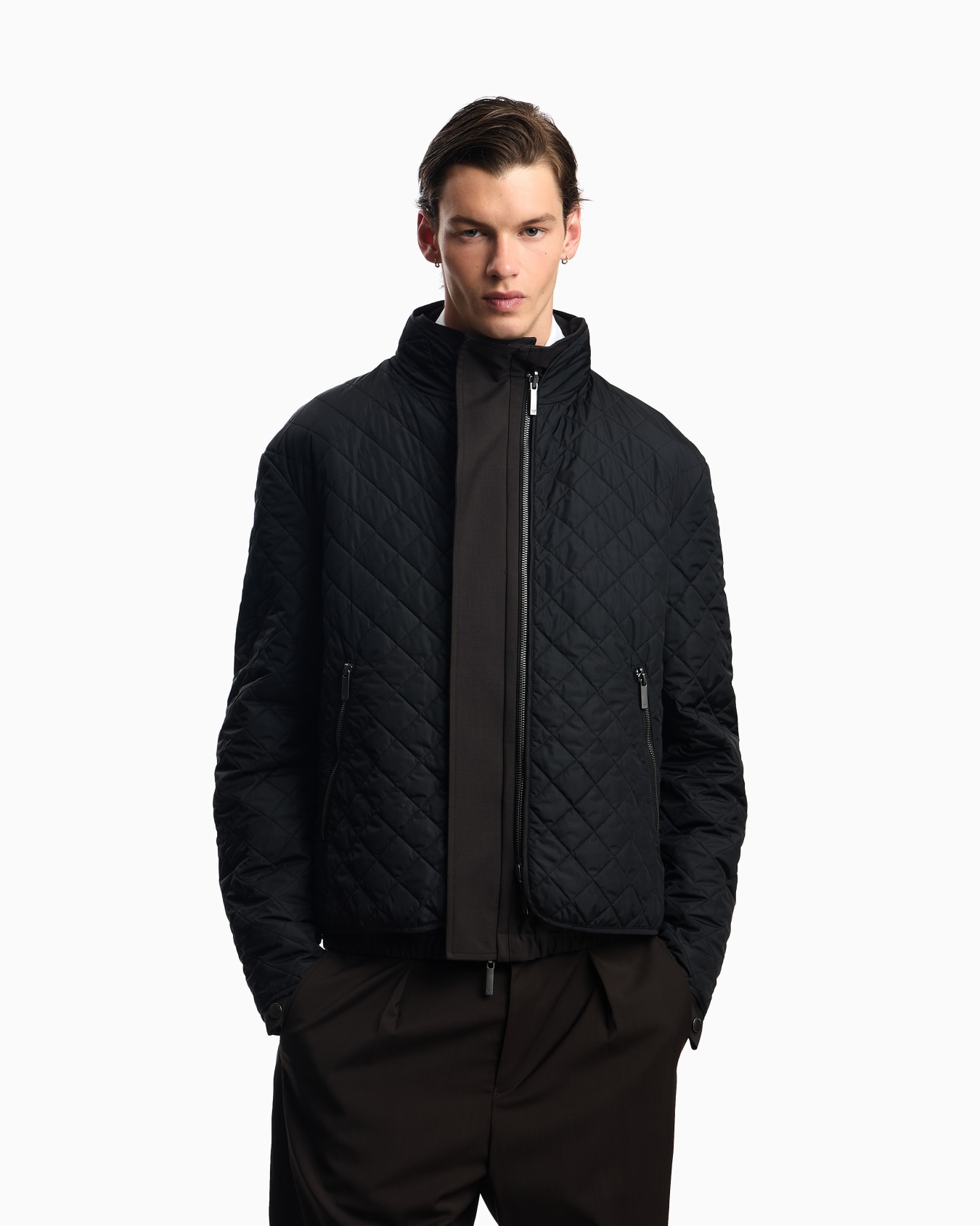 Blouson mit durchgehendem 2-in-1-Reißverschluss aus Funktionsgewebe Folie 6