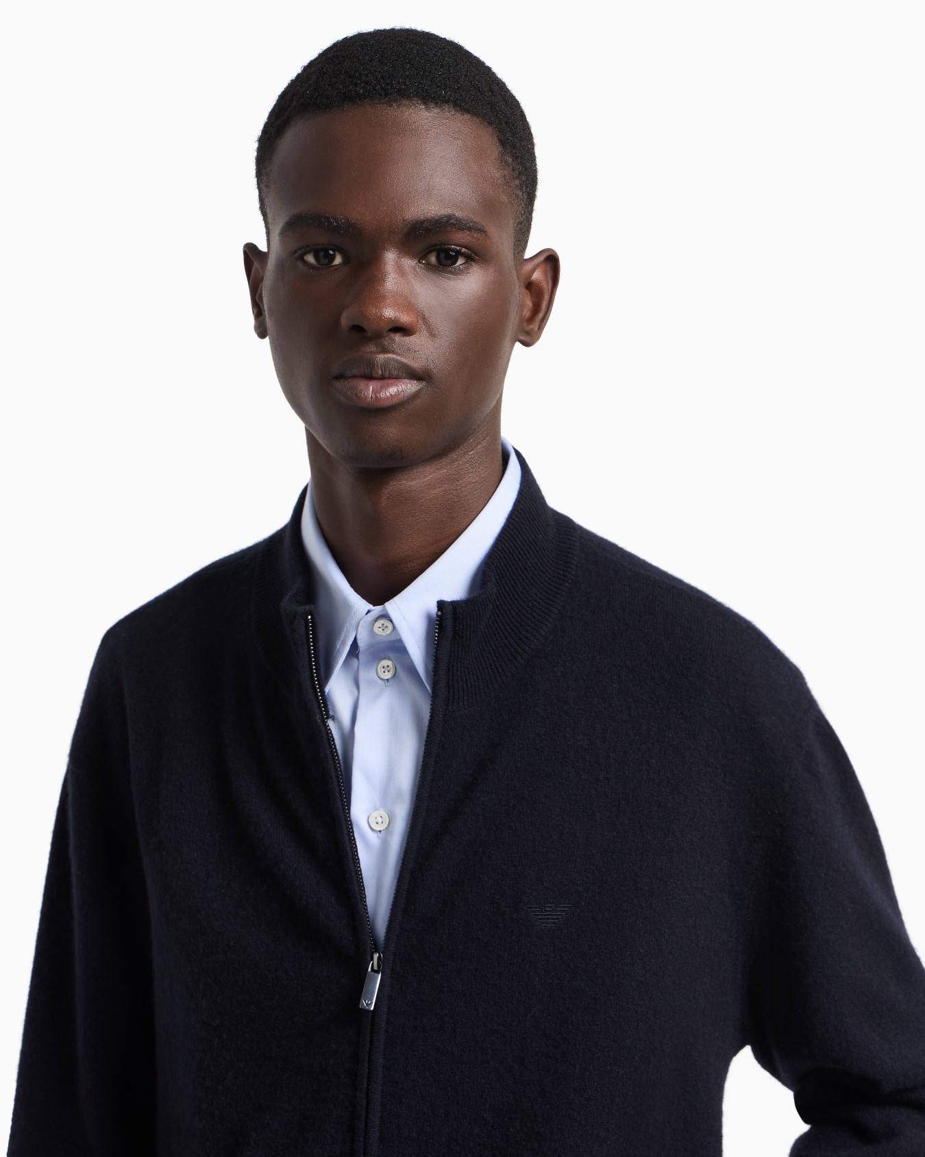 Cardigan entièrement zippé en pur cachemire Icon Diapositive 5
