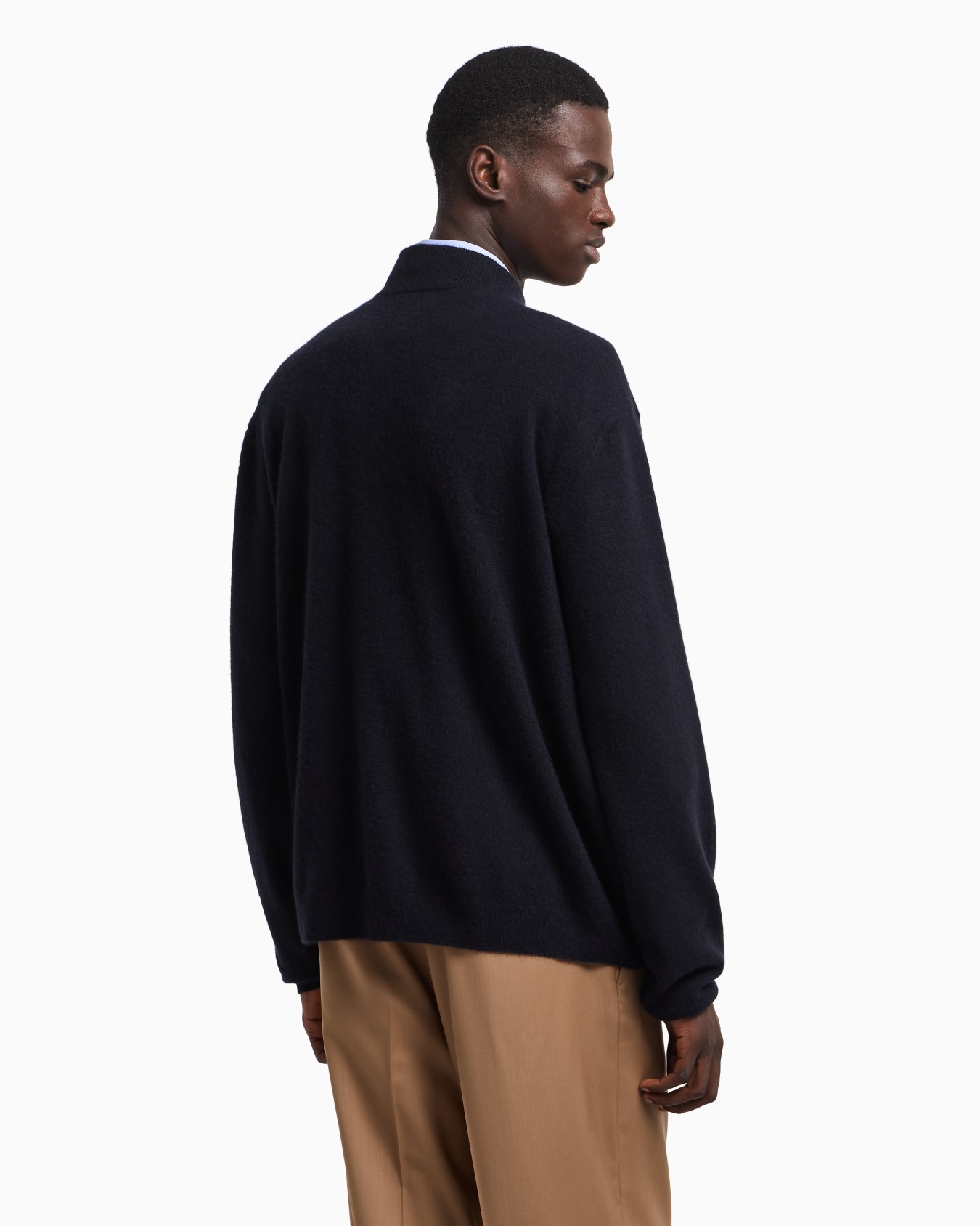 Cardigan entièrement zippé en pur cachemire Icon Diapositive 3