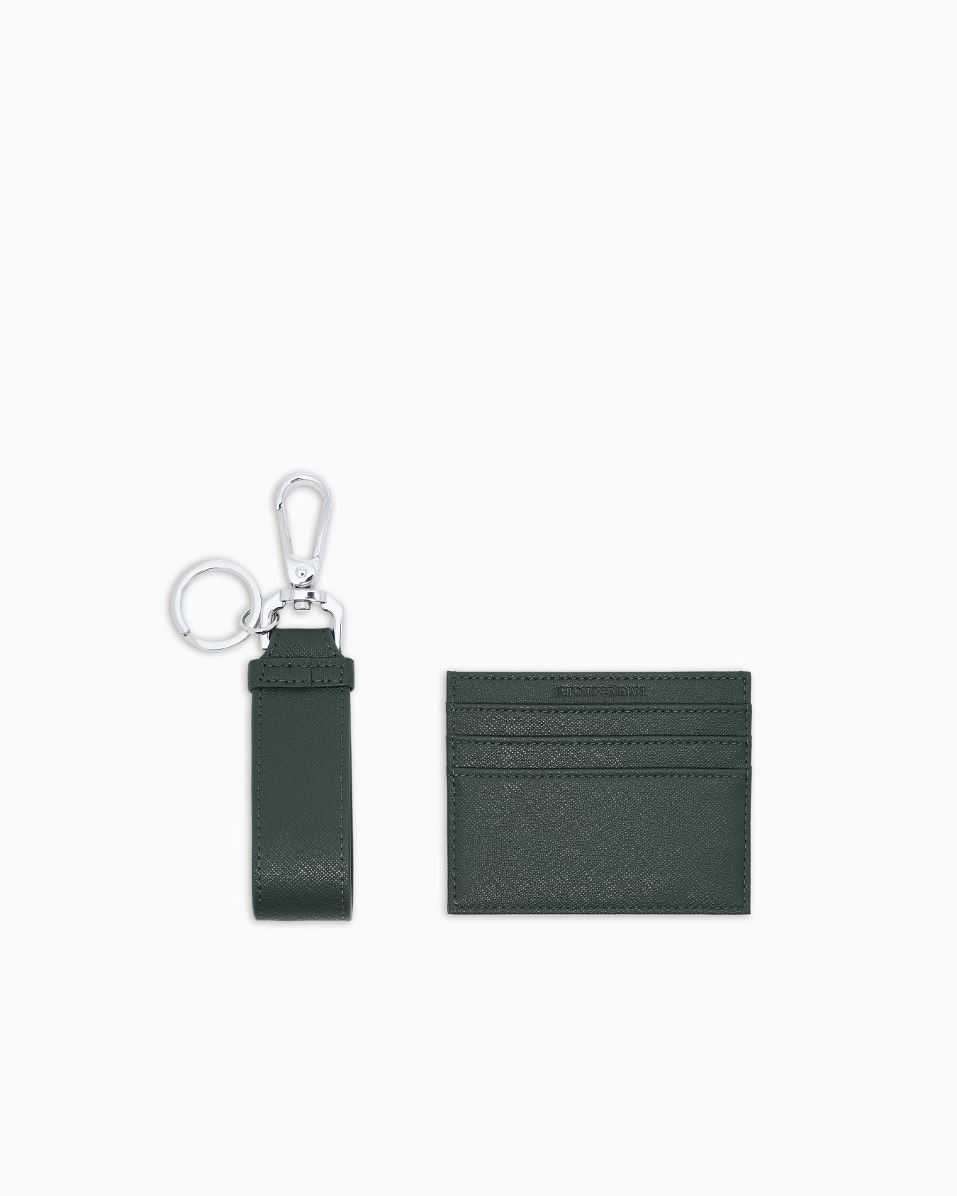 ASV Gift box with regenerated Saffiano keyring and card holder Slide 1